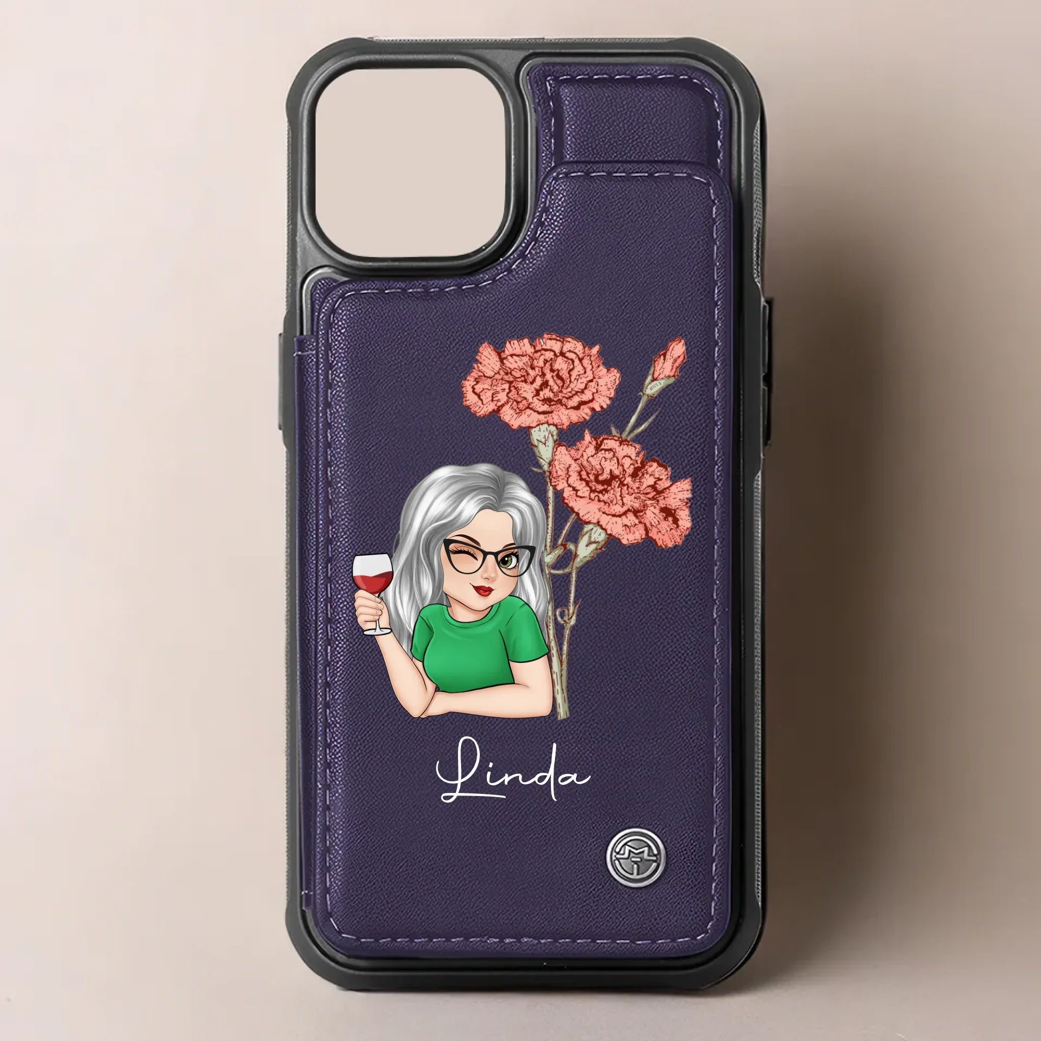 A Hobby A Day Keeps The Stress Away - Family Personalized Custom Leather Flip Wallet Phone Case - Gift For Yourself, Best Friends, Siblings, Family Members
