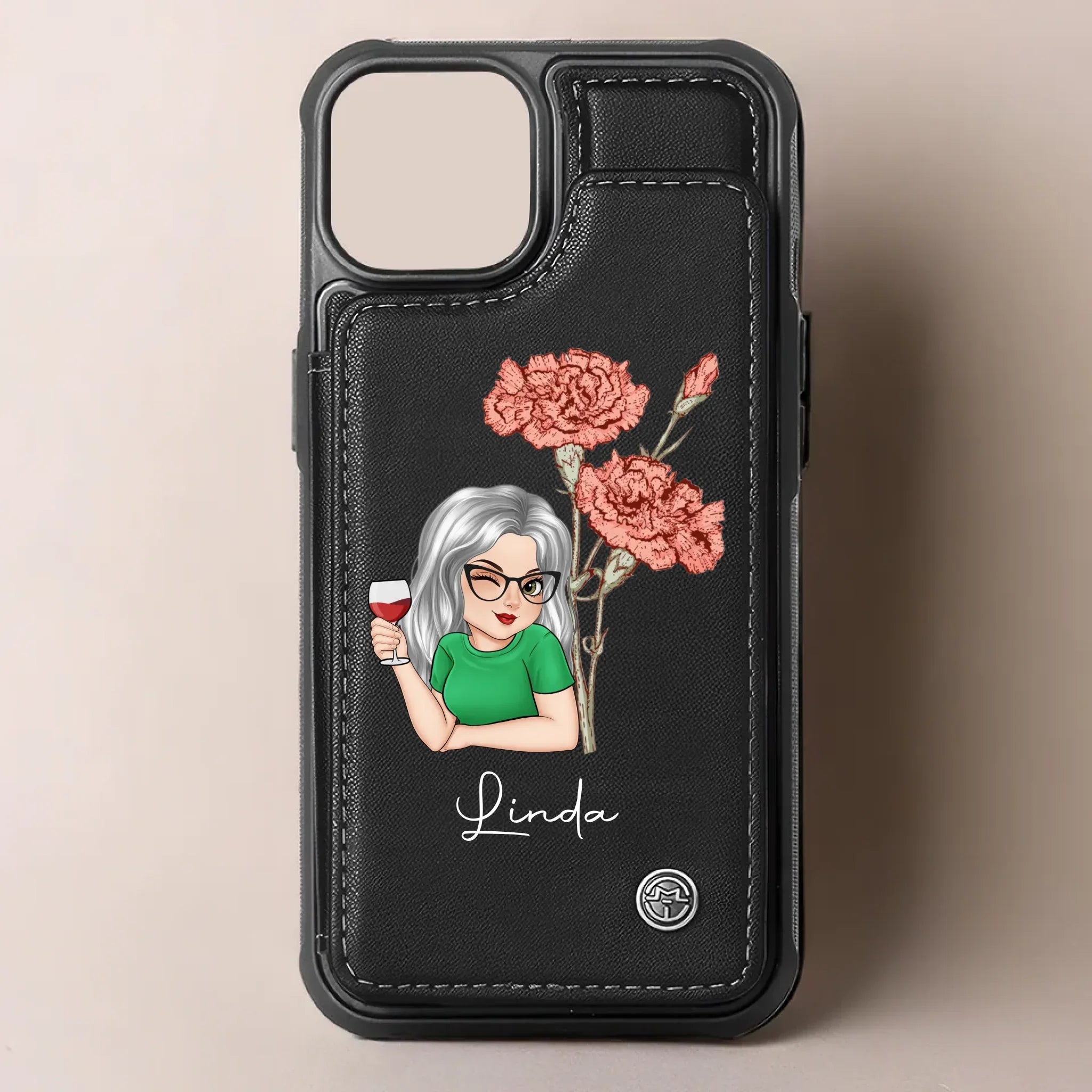 A Hobby A Day Keeps The Stress Away - Family Personalized Custom Leather Flip Wallet Phone Case - Gift For Yourself, Best Friends, Siblings, Family Members