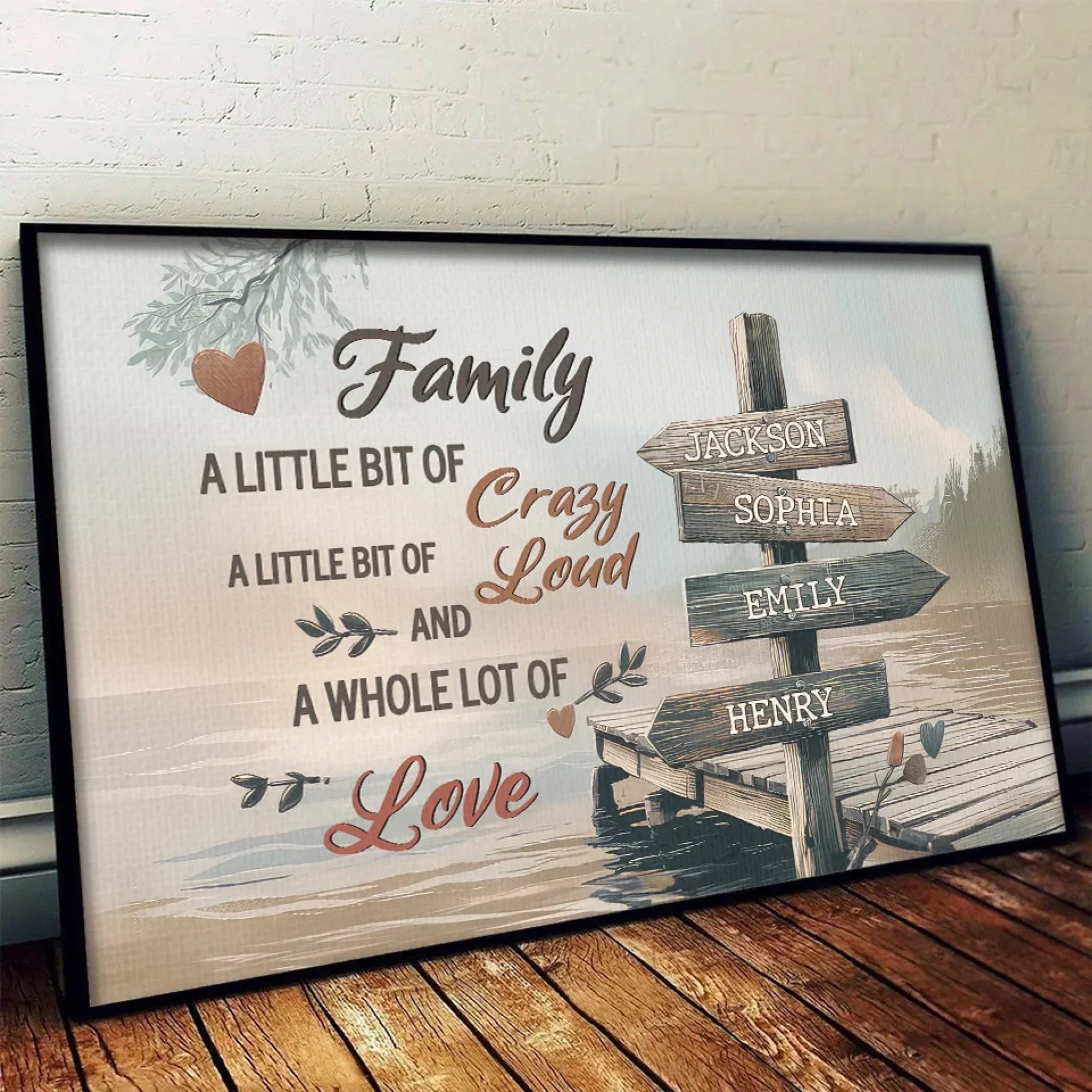 A Beautiful Way To Remember What Matters Most - Family Personalized Custom Horizontal Poster - Gift For Family Members