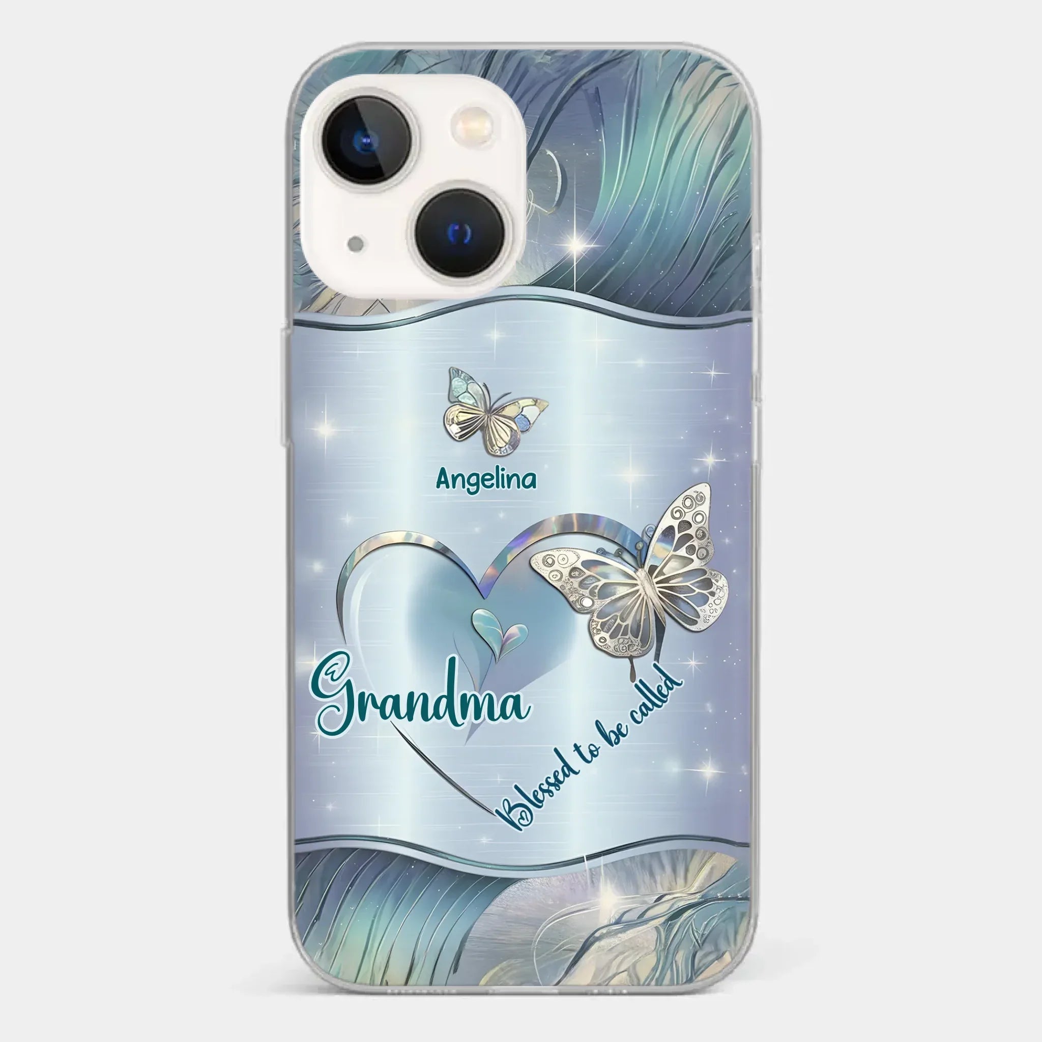 Home Is Where Your Grandma Is - Family Personalized Custom Clear Phone Case - Gift For Mom, Grandma