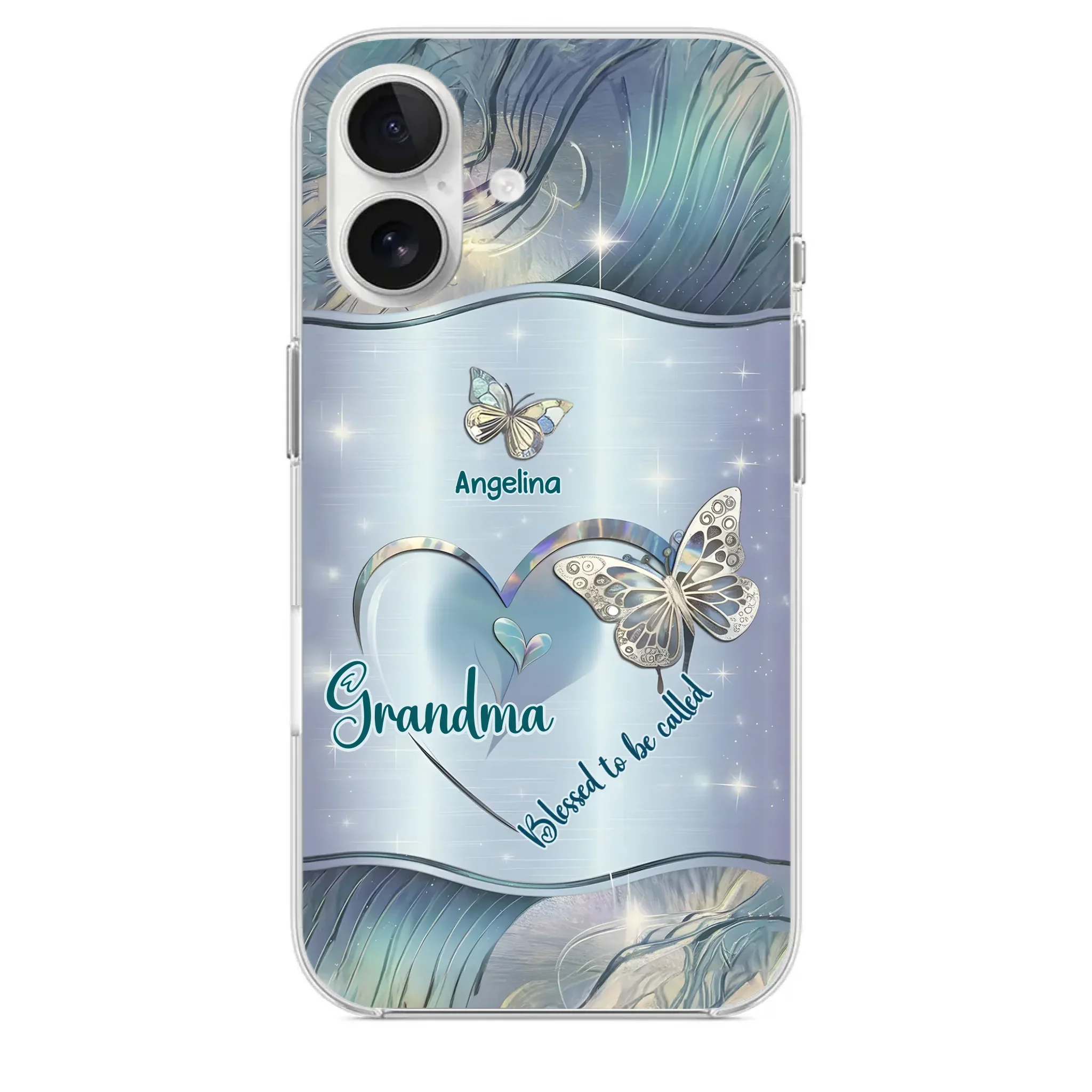 Home Is Where Your Grandma Is - Family Personalized Custom Clear Phone Case - Gift For Mom, Grandma