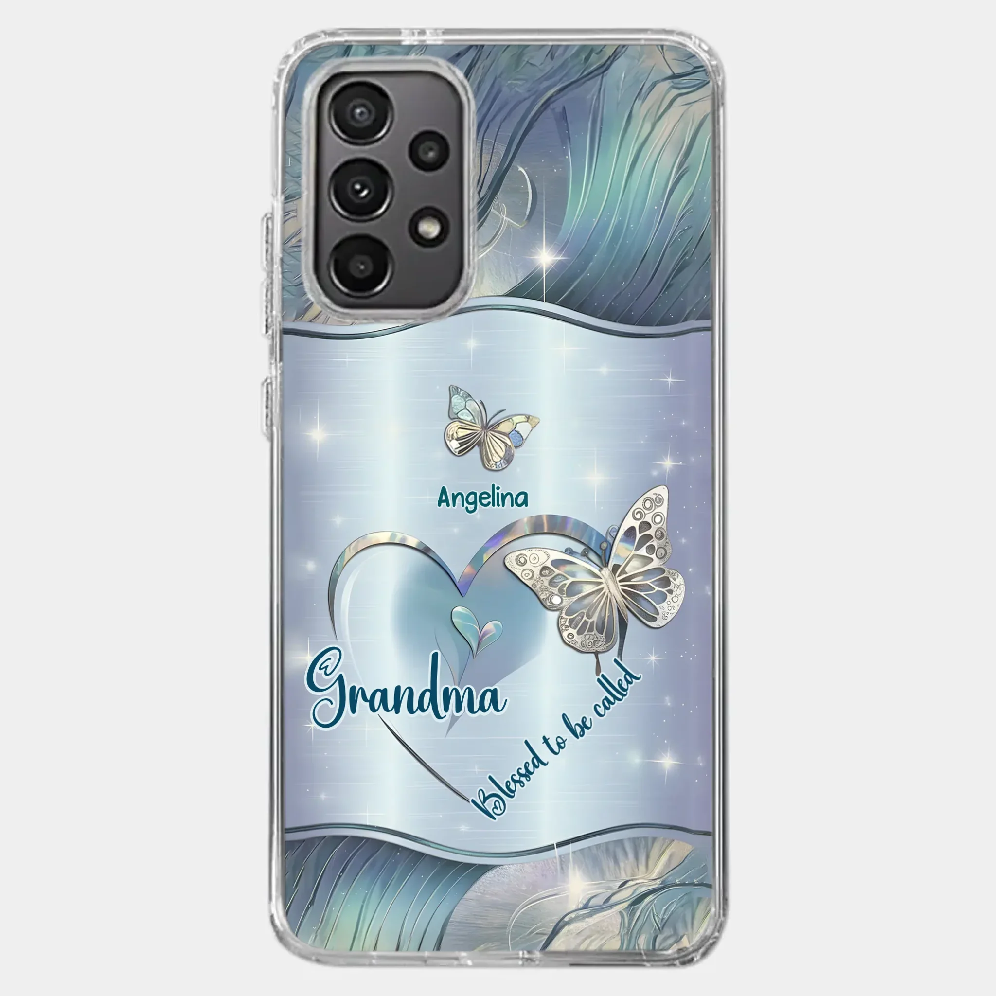 Home Is Where Your Grandma Is - Family Personalized Custom Clear Phone Case - Gift For Mom, Grandma