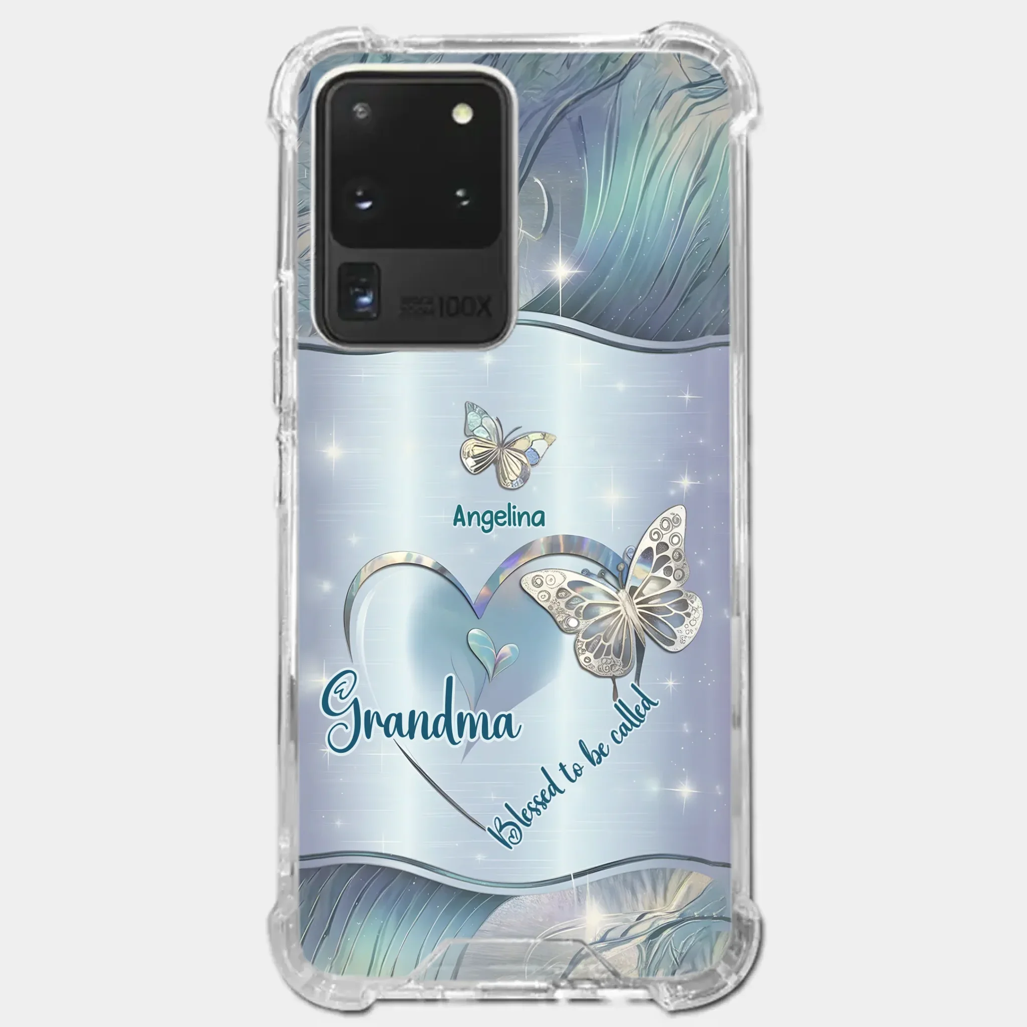 Home Is Where Your Grandma Is - Family Personalized Custom Clear Phone Case - Gift For Mom, Grandma