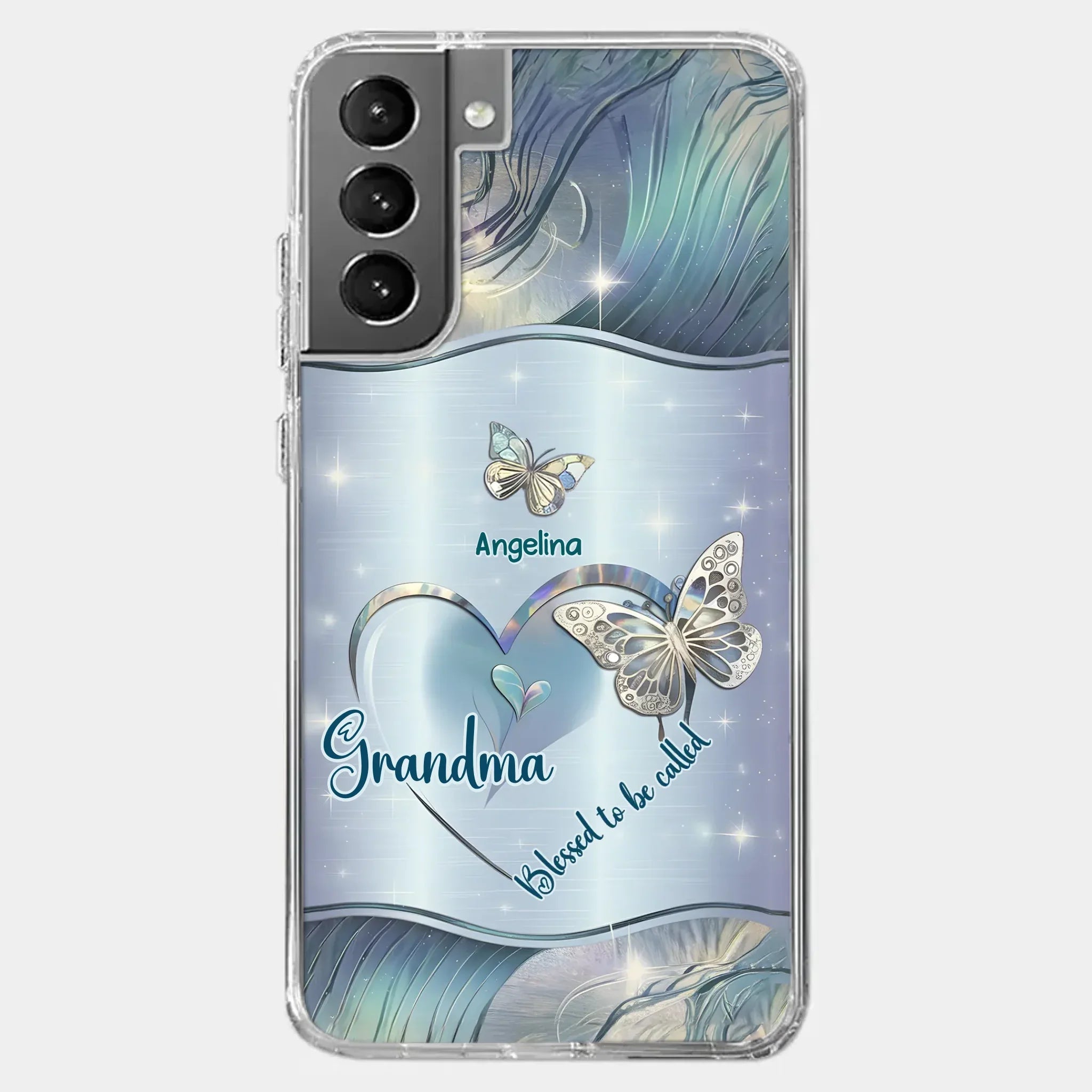 Home Is Where Your Grandma Is - Family Personalized Custom Clear Phone Case - Gift For Mom, Grandma