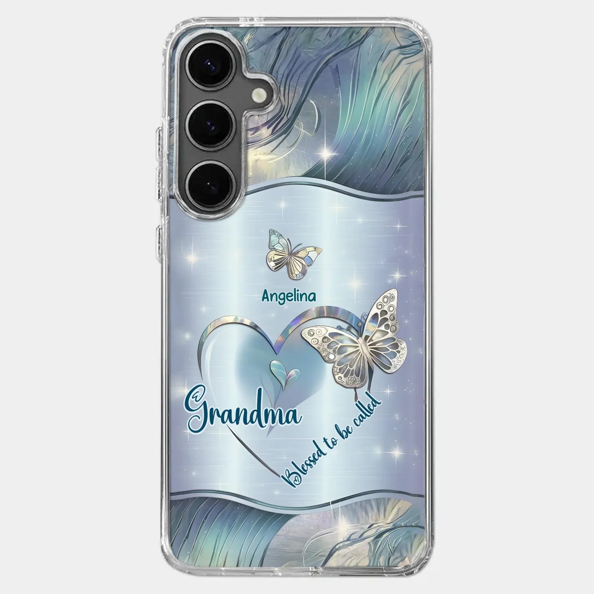 Home Is Where Your Grandma Is - Family Personalized Custom Clear Phone Case - Gift For Mom, Grandma