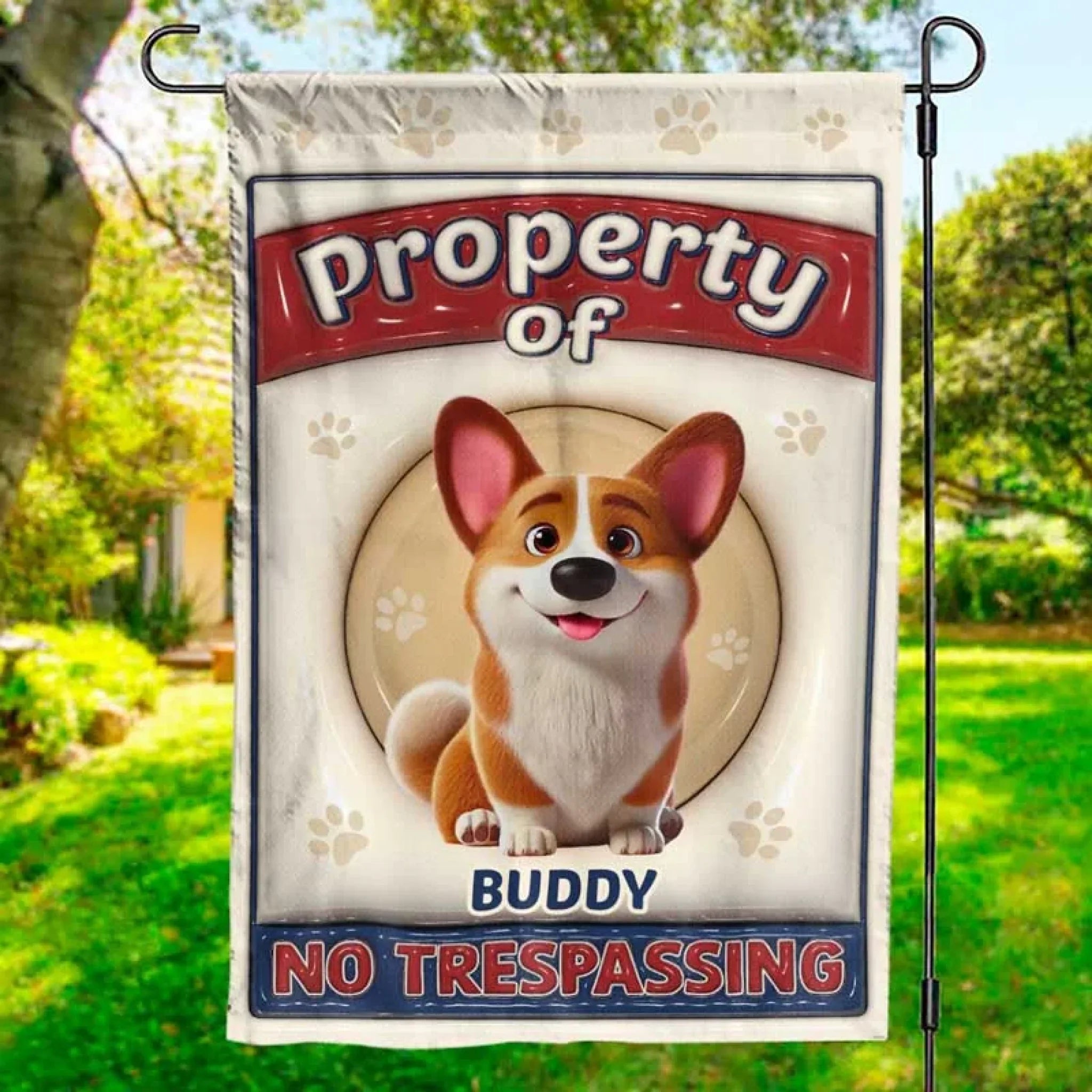 Pets Fill Our Hearts With Joy - Dog & Cat Personalized Custom 3D Inflated Effect Printed Flag - Gift For Pet Owners, Pet Lovers