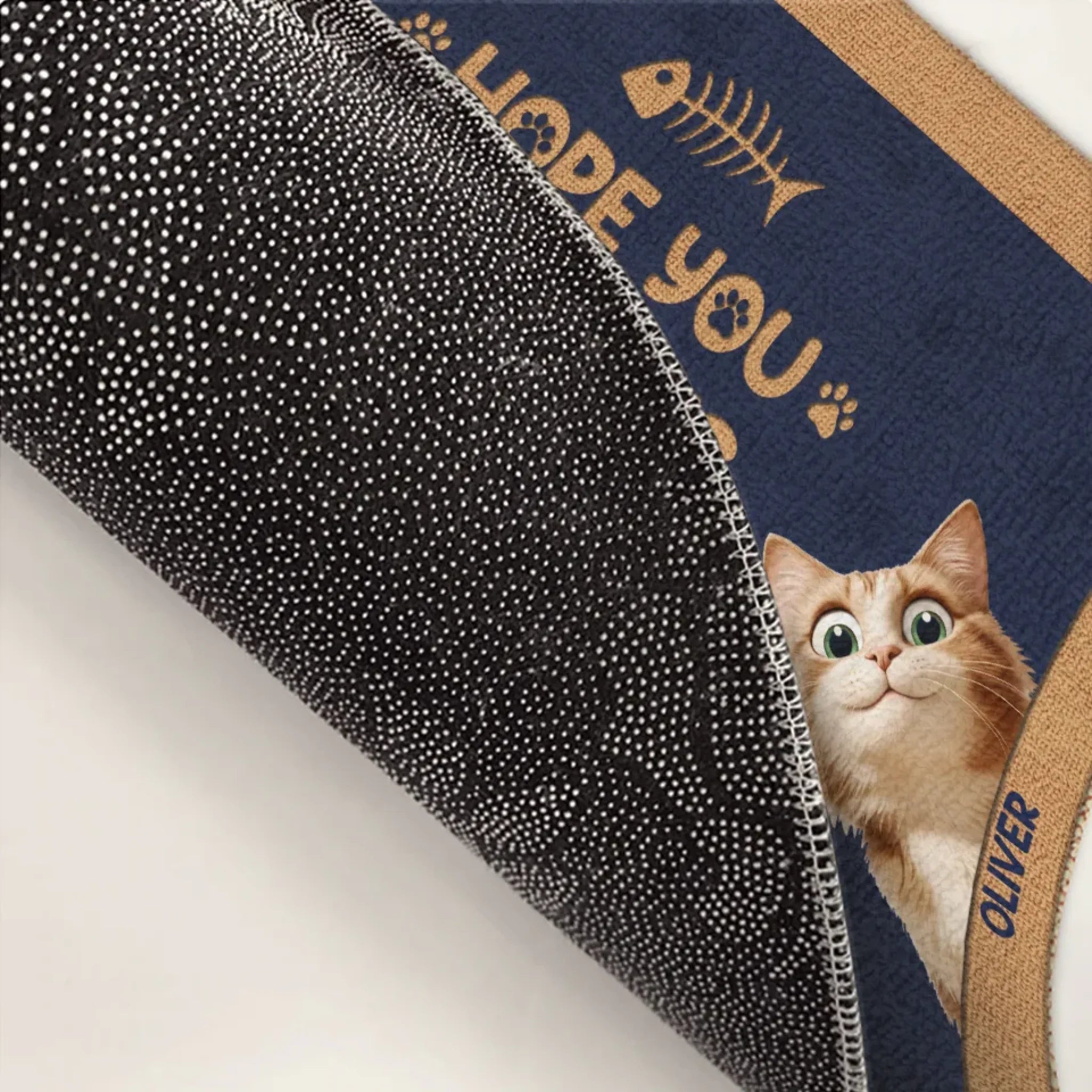 Hope You Adore Furry Friends - Cat Personalized Custom Home Decor Decorative Mat - House Warming Gift For Pet Owners, Pet Lovers