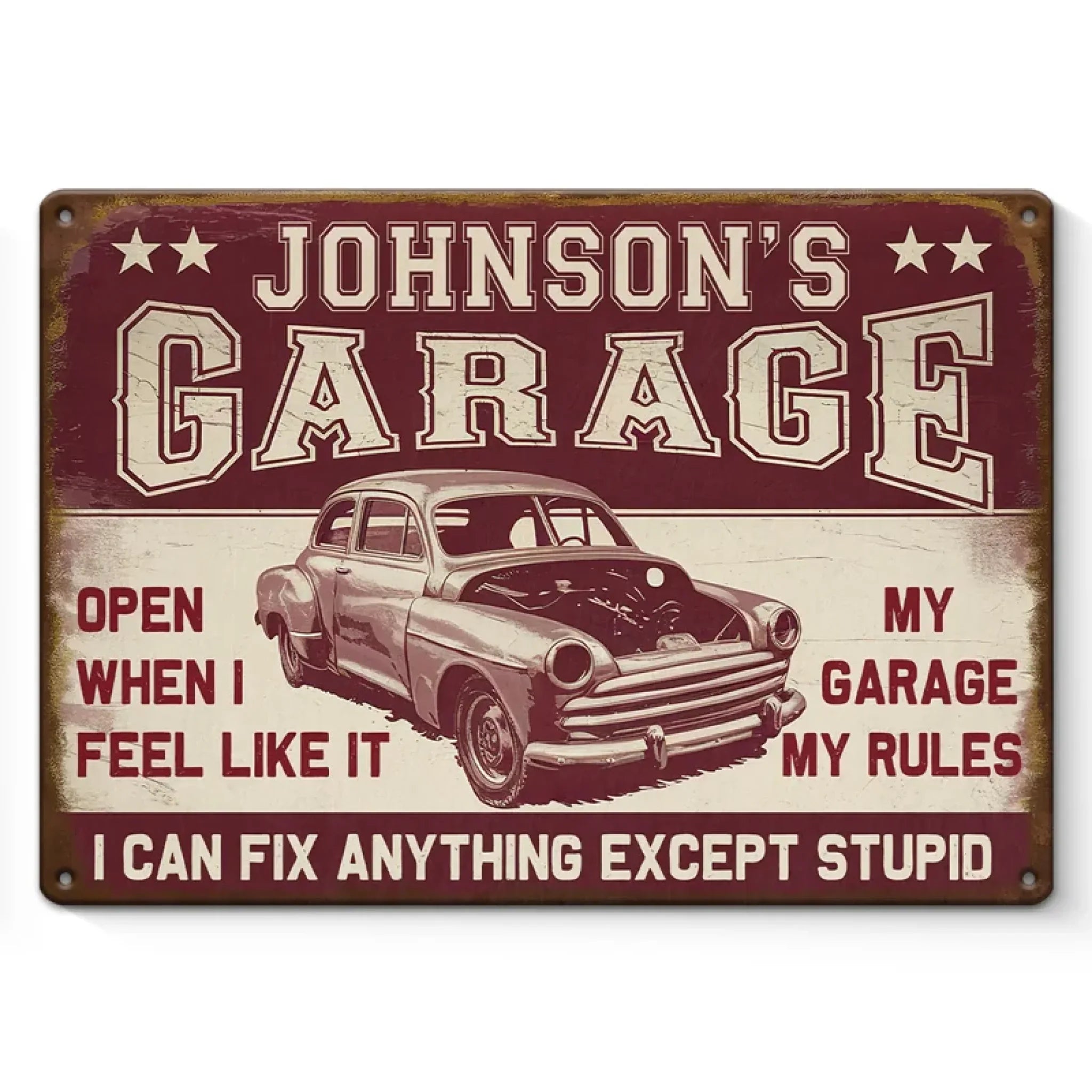 Perfect For The Person Who Loves A Good Inside Joke - Family Personalized Custom Home Decor Metal Sign - House Warming Gift For Yourself, Husband Wife, Best Friends, Family Members