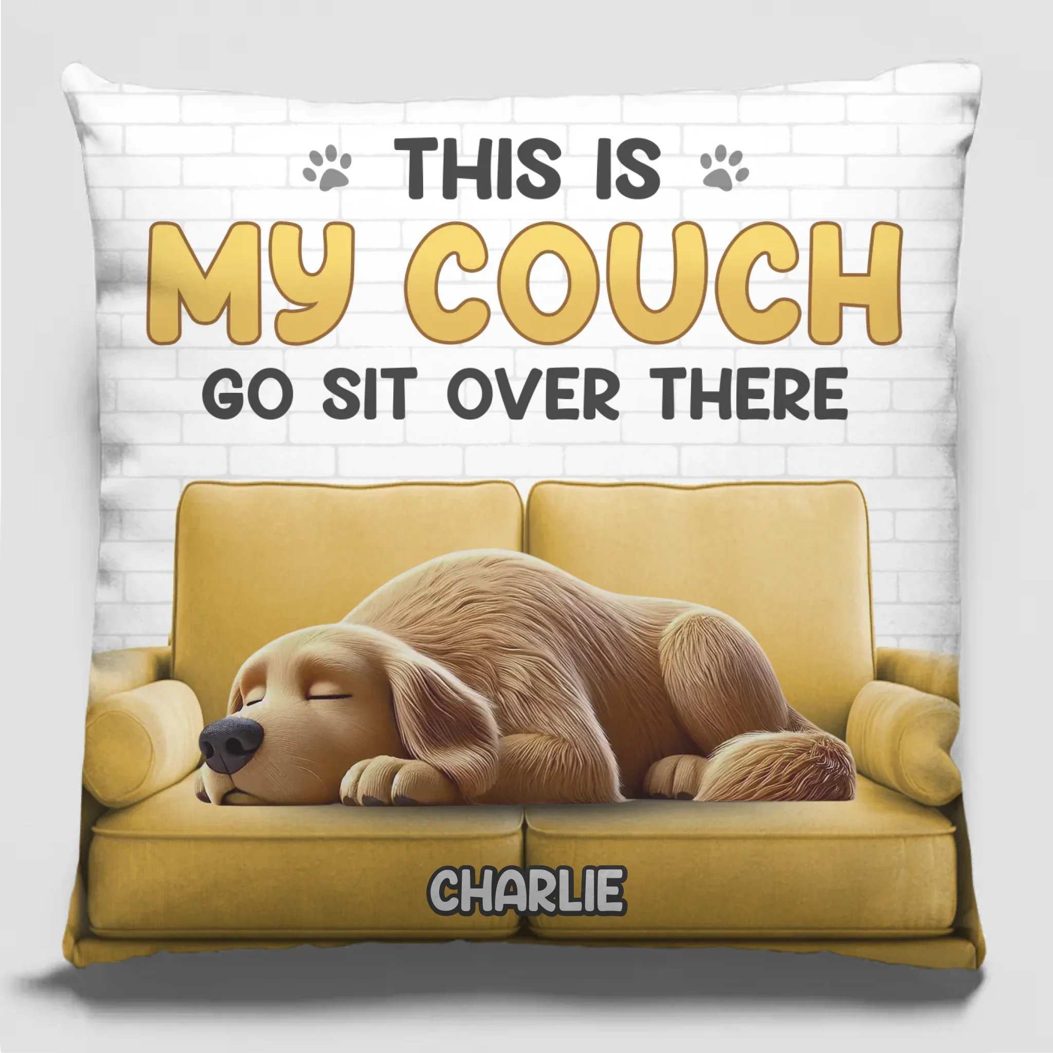 A Cozy Way To Celebrate Your Love For Your Pup - Dog Personalized Custom Pillow - Gift For Pet Owners, Pet Lovers