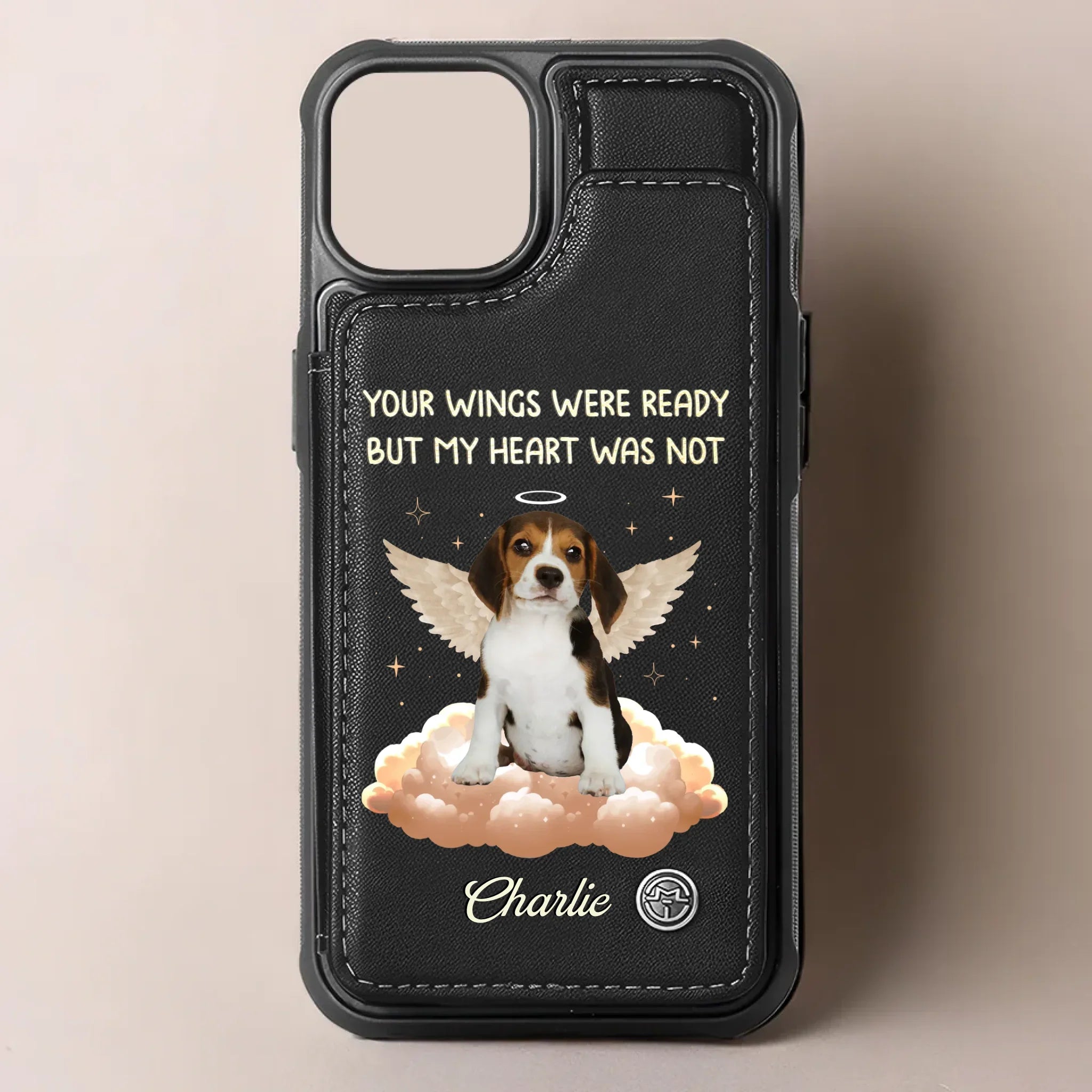 Custom Photo Forever In My Heart, My Sweet Friend - Memorial Personalized Custom Leather Flip Wallet Phone Case - Sympathy Gift For Pet Owners, Pet Lovers