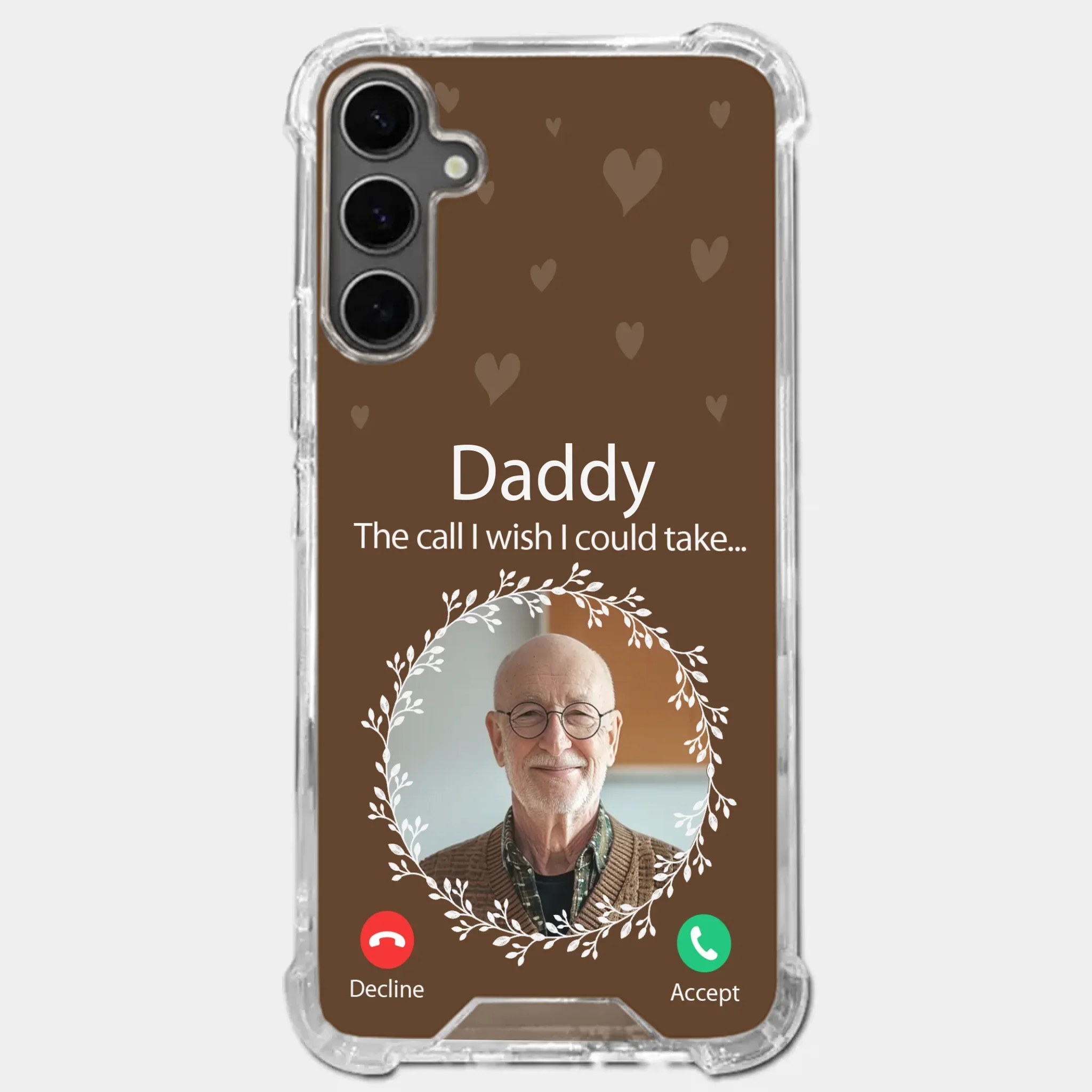 Custom Photo Your Love Will Never Fade - Memorial Personalized Custom Clear Phone Case - Sympathy Gift For Family Members