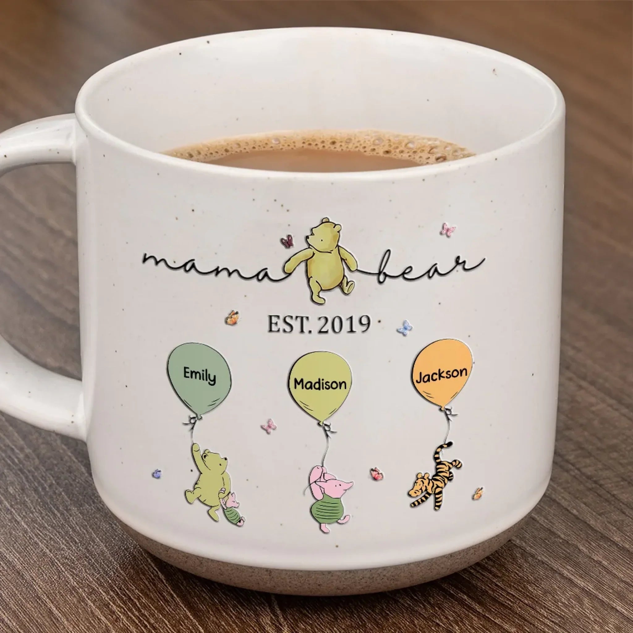 A Thoughtful Gift For The One Who Loves In Every Role - Family Personalized Custom Printed Pottery Mug - Gift For Mom, Grandma