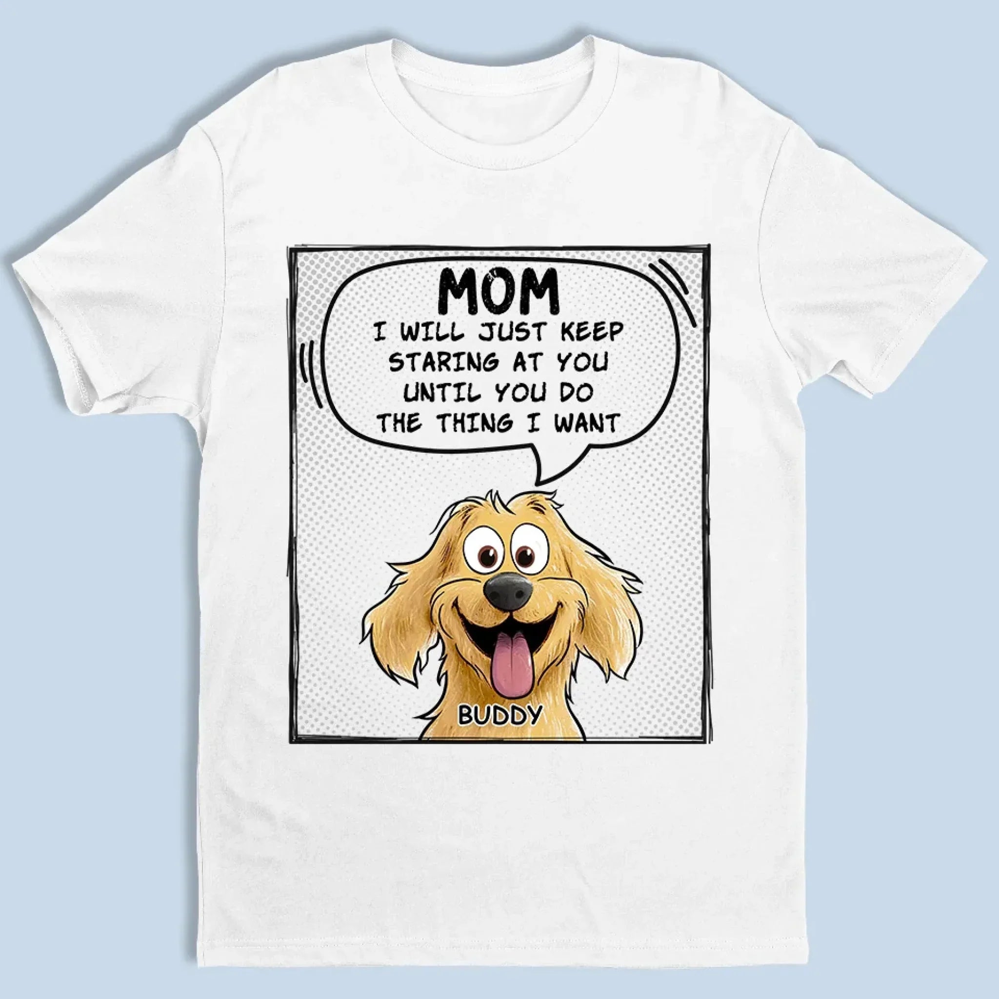 The Power Of The Puppy Stare - Dog Personalized Custom Unisex T-shirt, Premium T-shirt, Hoodie - Gift For Pet Owners, Pet Lovers