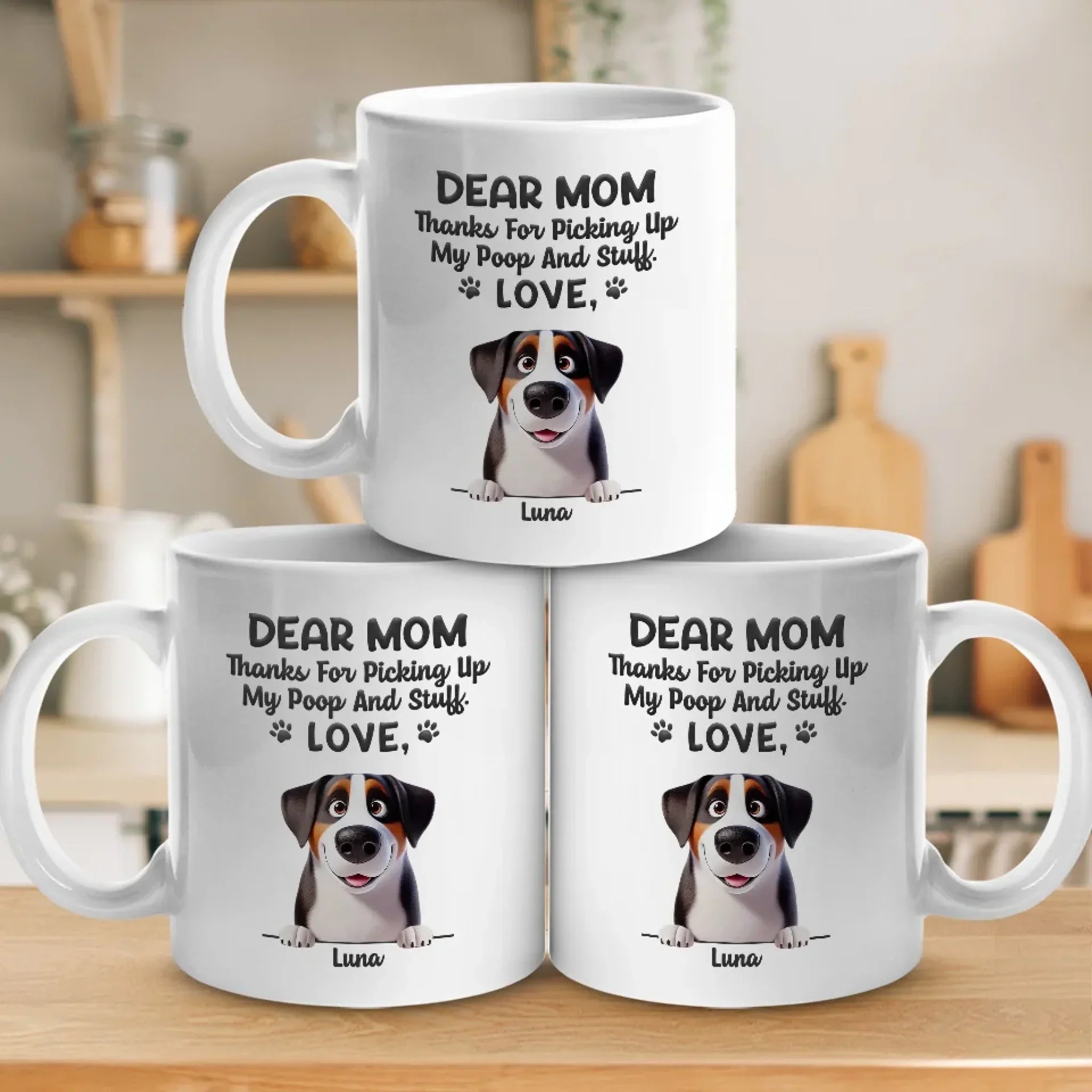 A Special Thanks From Your Fur Baby - Dog Personalized Custom Mug - Gift For Pet Owners, Pet Lovers
