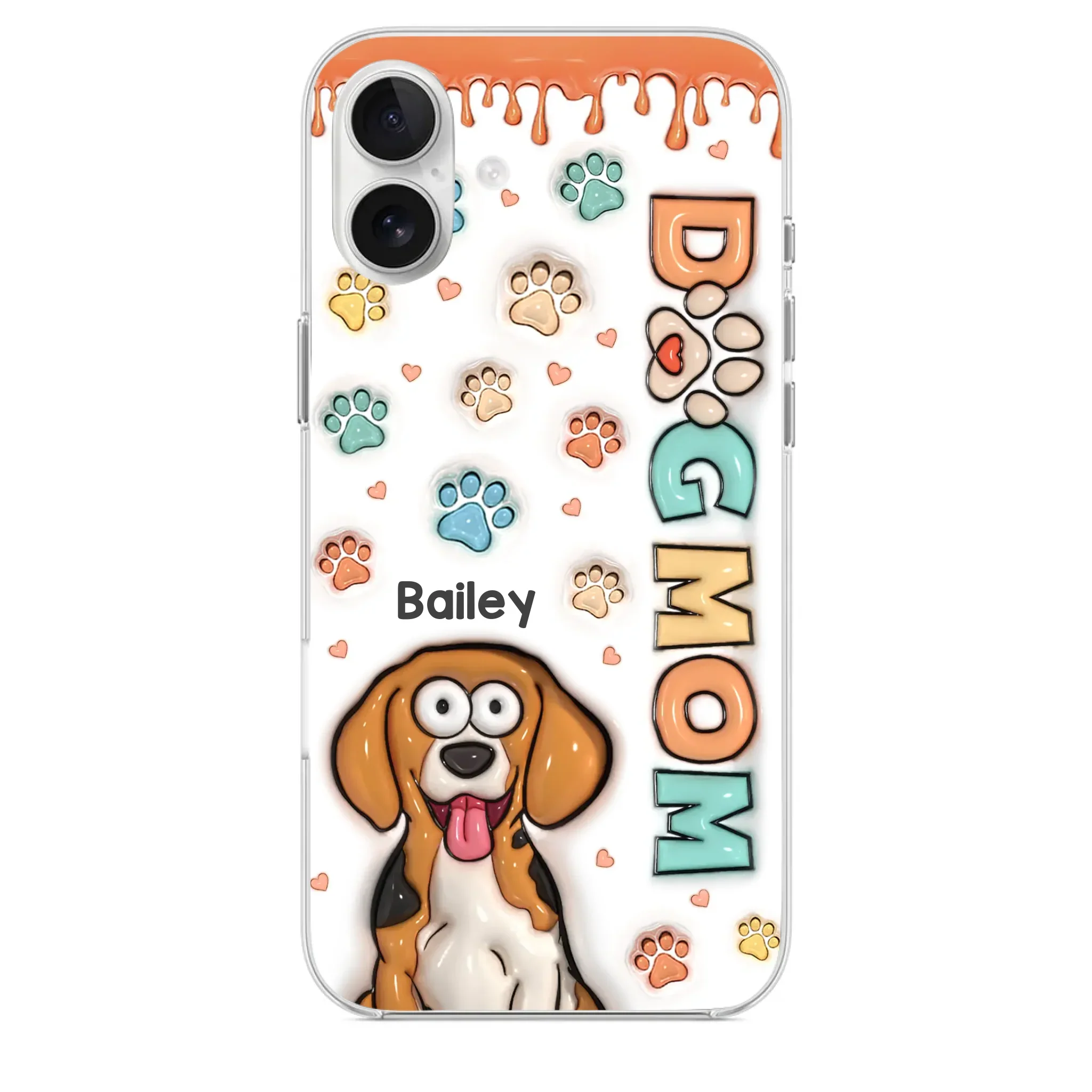 A Pet Is A Friend You Can Count On - Dog & Cat Personalized Custom 3D Inflated Effect Printed Clear Phone Case - Gift For Pet Owners, Pet Lovers