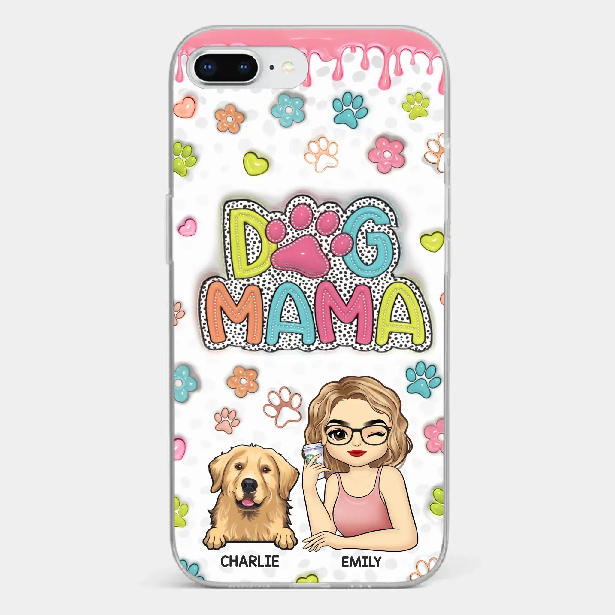 My Fur Babies Have Paws And Tails - Dog & Cat Personalized Custom 3D Inflated Effect Printed Clear Phone Case - Christmas Gift For Pet Owners, Pet Lovers