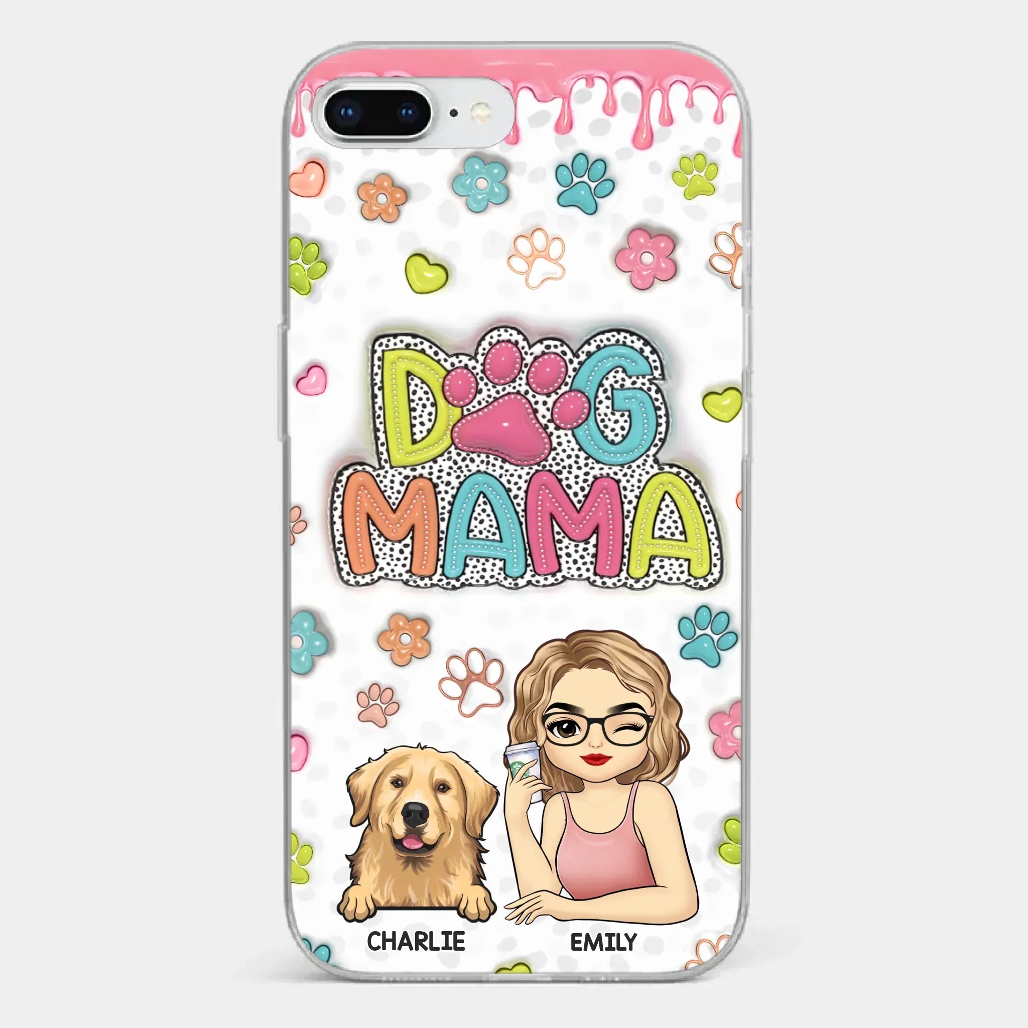 My Fur Babies Have Paws And Tails - Dog & Cat Personalized Custom 3D Inflated Effect Printed Clear Phone Case - Christmas Gift For Pet Owners, Pet Lovers