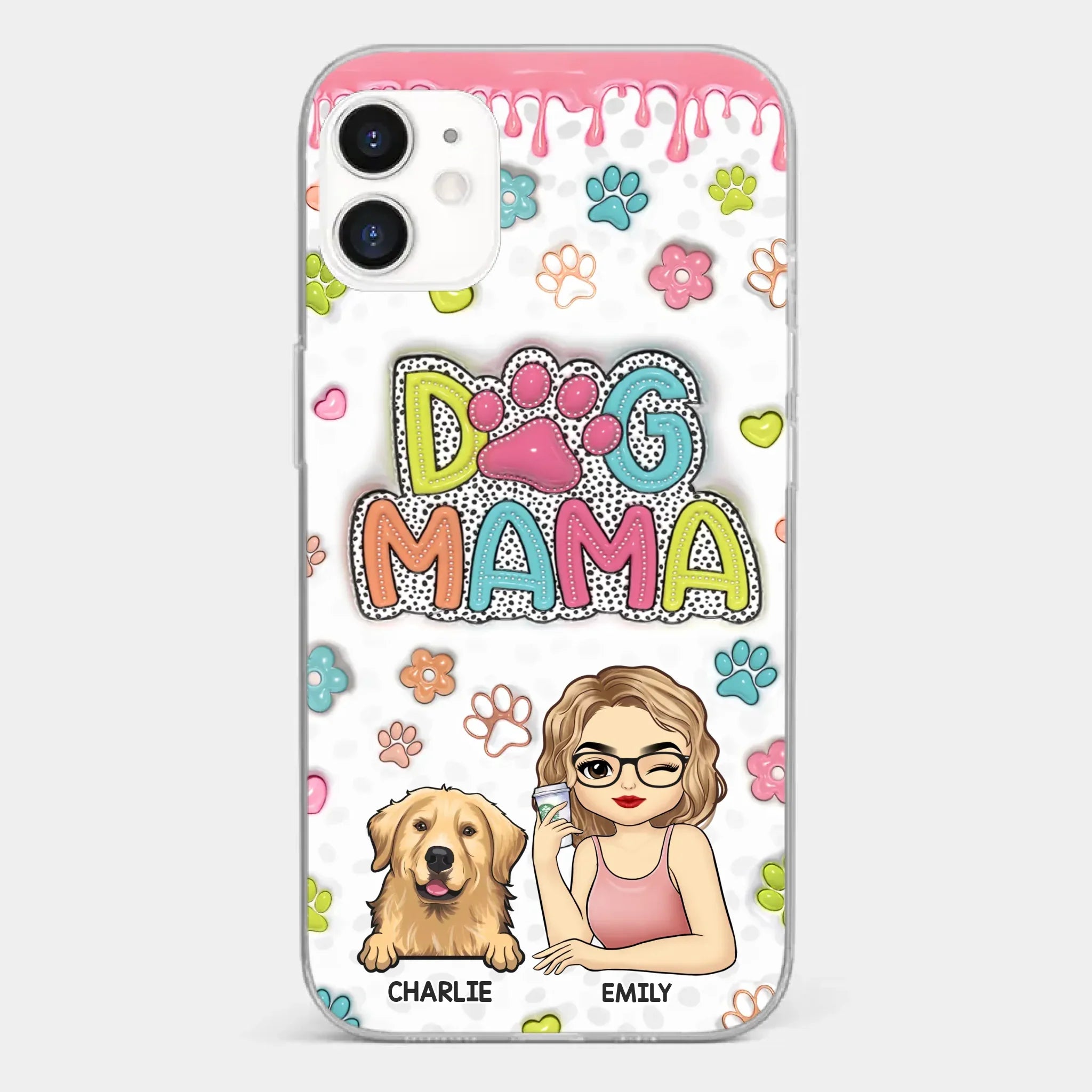 My Fur Babies Have Paws And Tails - Dog & Cat Personalized Custom 3D Inflated Effect Printed Clear Phone Case - Christmas Gift For Pet Owners, Pet Lovers