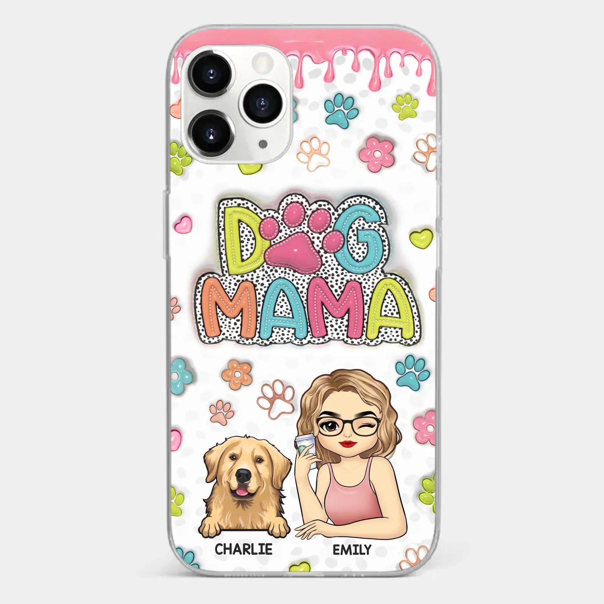My Fur Babies Have Paws And Tails - Dog & Cat Personalized Custom 3D Inflated Effect Printed Clear Phone Case - Christmas Gift For Pet Owners, Pet Lovers