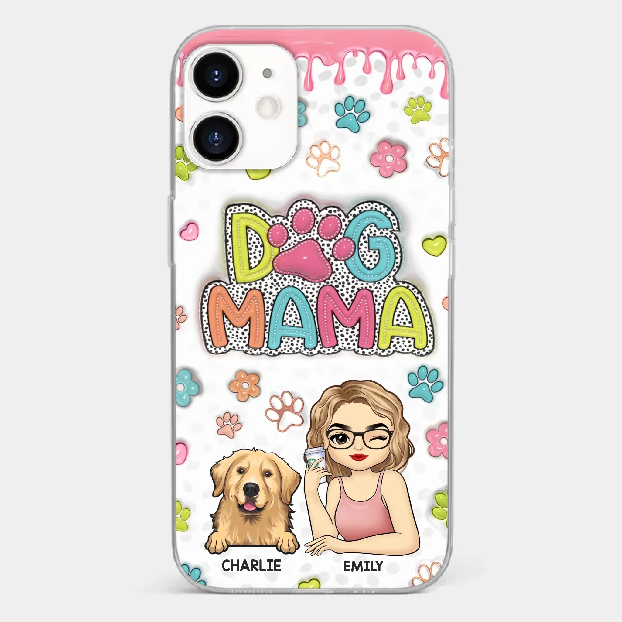 My Fur Babies Have Paws And Tails - Dog & Cat Personalized Custom 3D Inflated Effect Printed Clear Phone Case - Christmas Gift For Pet Owners, Pet Lovers