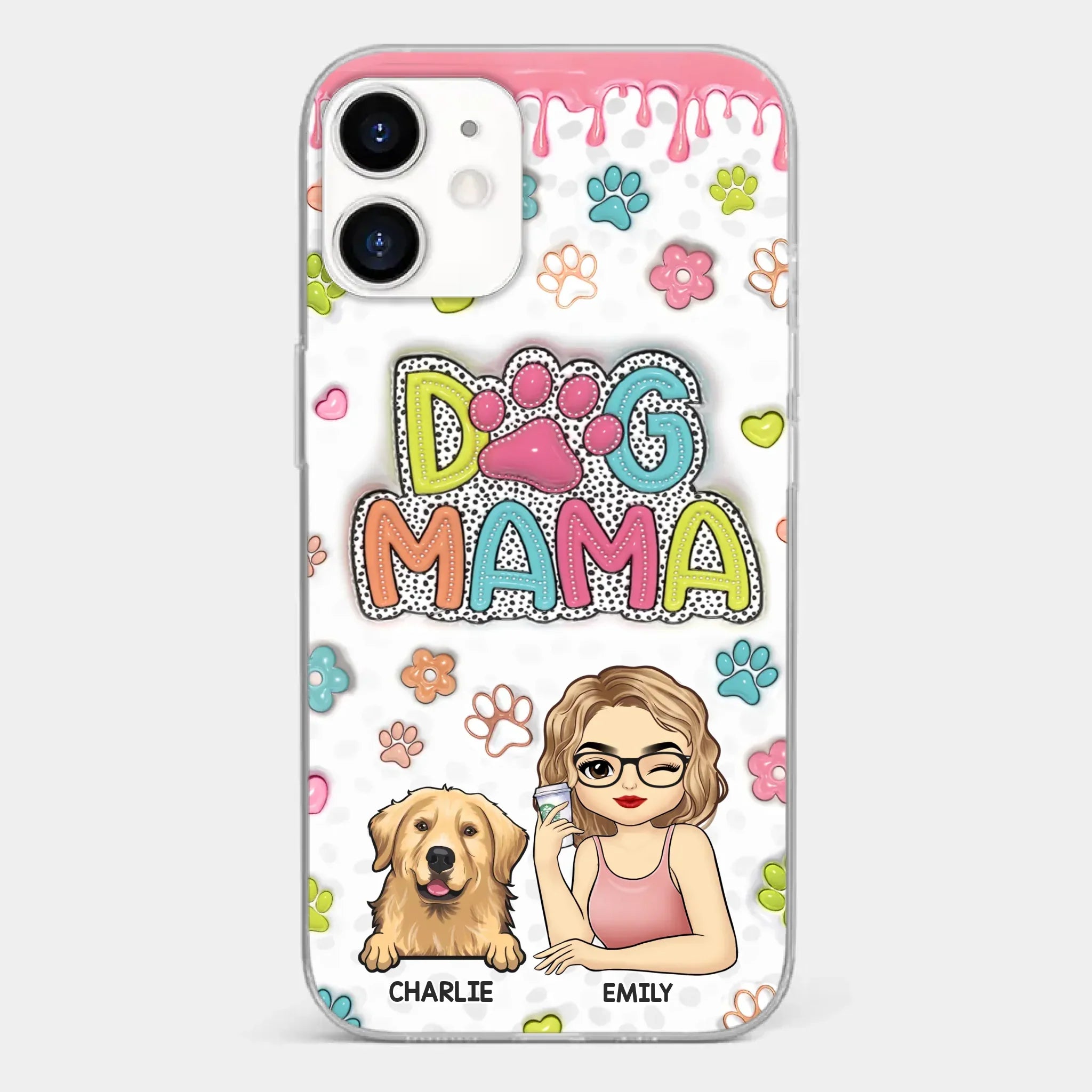My Fur Babies Have Paws And Tails - Dog & Cat Personalized Custom 3D Inflated Effect Printed Clear Phone Case - Christmas Gift For Pet Owners, Pet Lovers