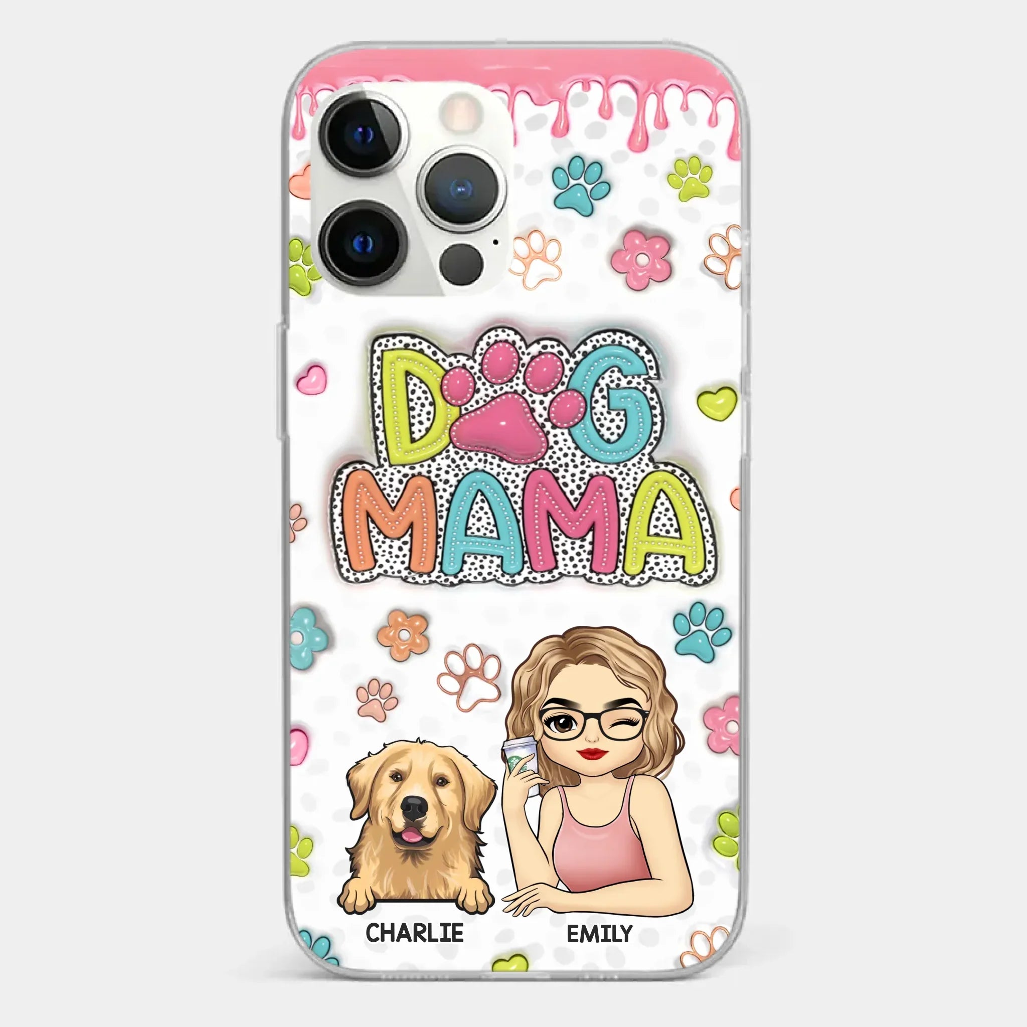 My Fur Babies Have Paws And Tails - Dog & Cat Personalized Custom 3D Inflated Effect Printed Clear Phone Case - Christmas Gift For Pet Owners, Pet Lovers