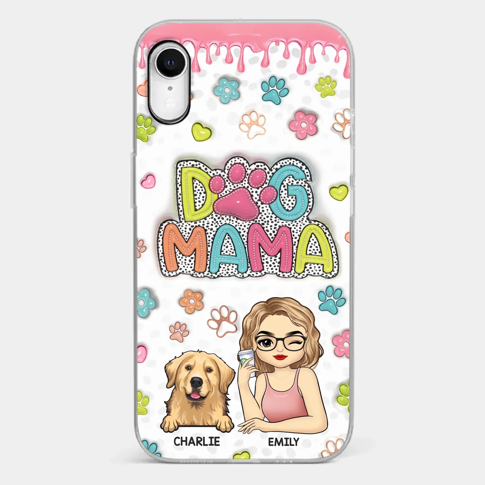 My Fur Babies Have Paws And Tails - Dog & Cat Personalized Custom 3D Inflated Effect Printed Clear Phone Case - Christmas Gift For Pet Owners, Pet Lovers
