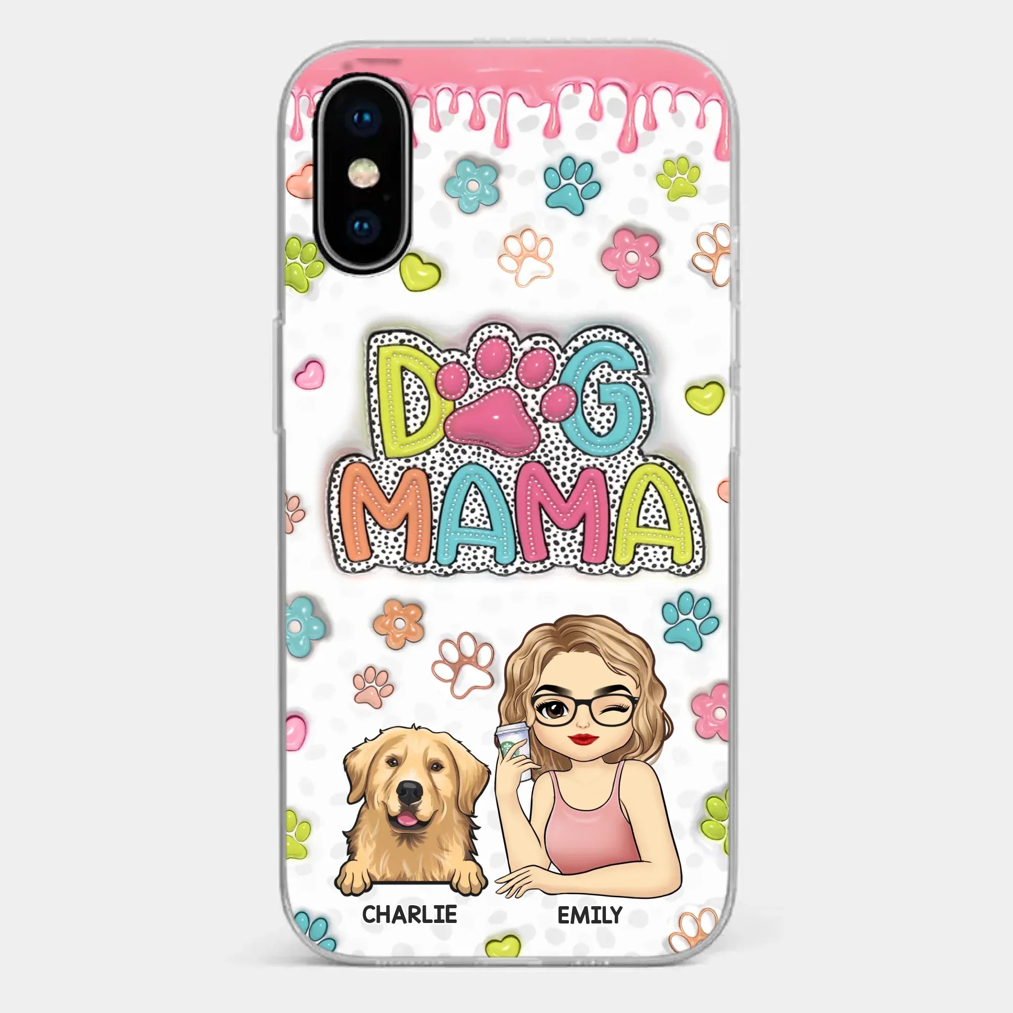 My Fur Babies Have Paws And Tails - Dog & Cat Personalized Custom 3D Inflated Effect Printed Clear Phone Case - Christmas Gift For Pet Owners, Pet Lovers