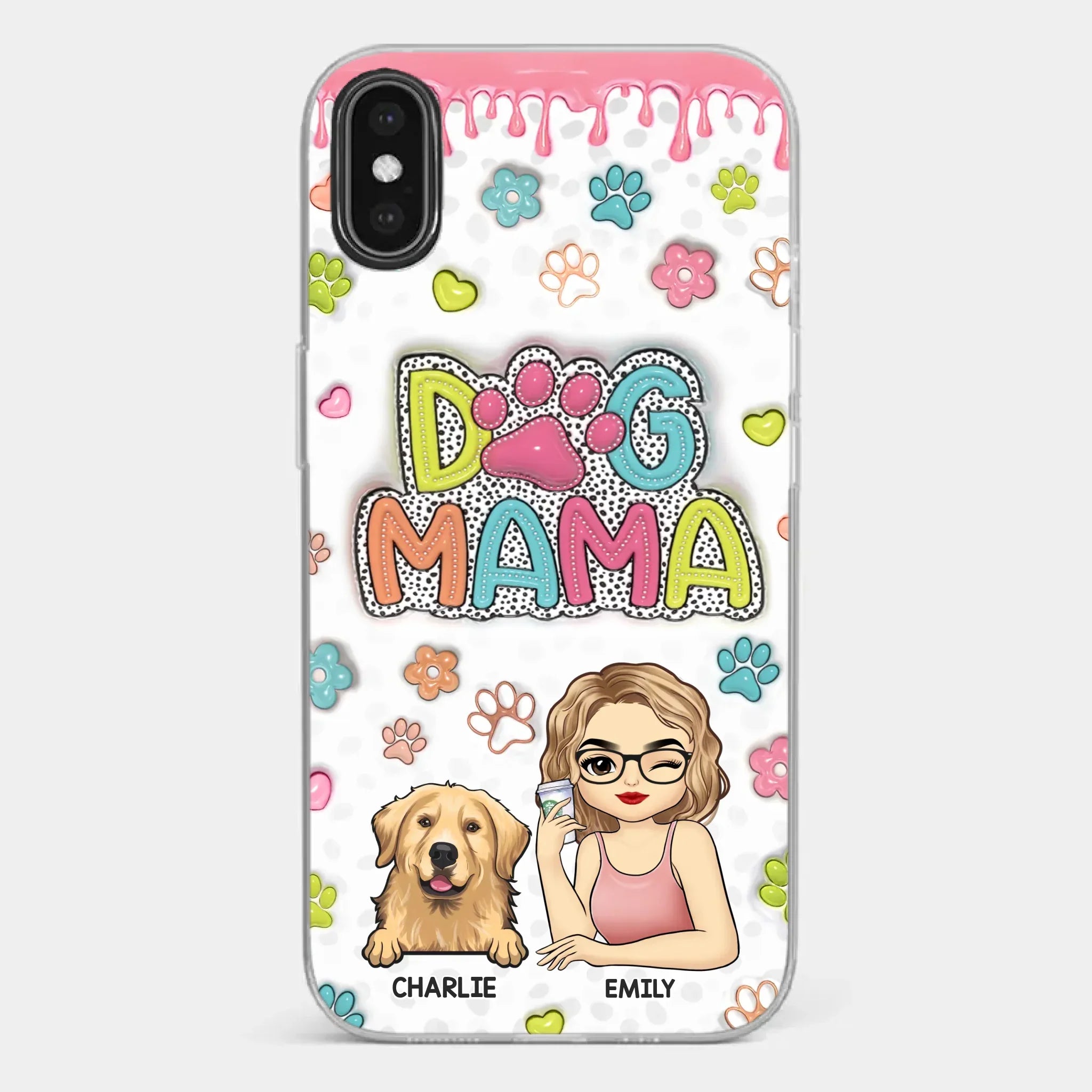 My Fur Babies Have Paws And Tails - Dog & Cat Personalized Custom 3D Inflated Effect Printed Clear Phone Case - Christmas Gift For Pet Owners, Pet Lovers