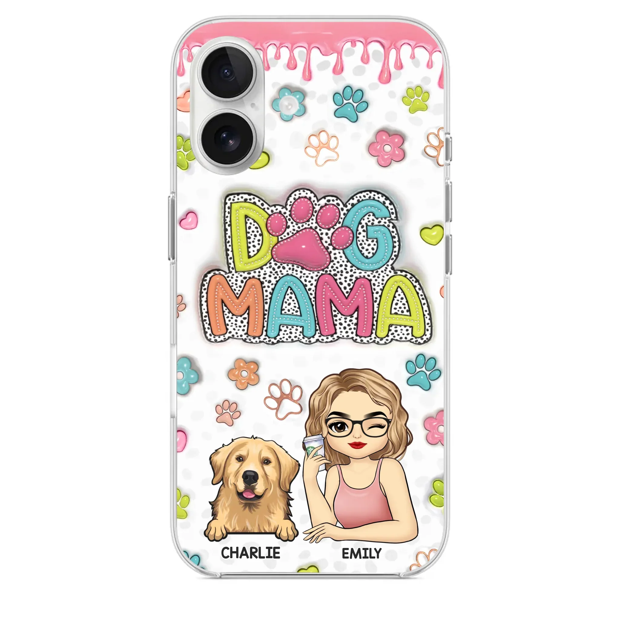 My Fur Babies Have Paws And Tails - Dog & Cat Personalized Custom 3D Inflated Effect Printed Clear Phone Case - Christmas Gift For Pet Owners, Pet Lovers