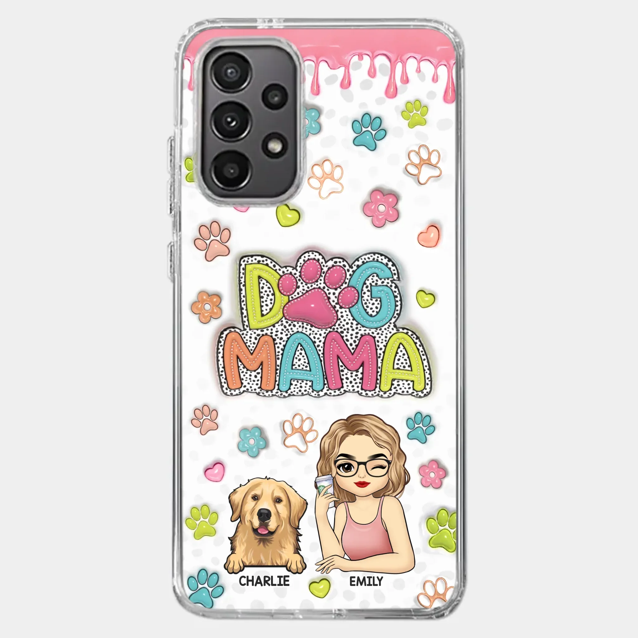 My Fur Babies Have Paws And Tails - Dog & Cat Personalized Custom 3D Inflated Effect Printed Clear Phone Case - Christmas Gift For Pet Owners, Pet Lovers