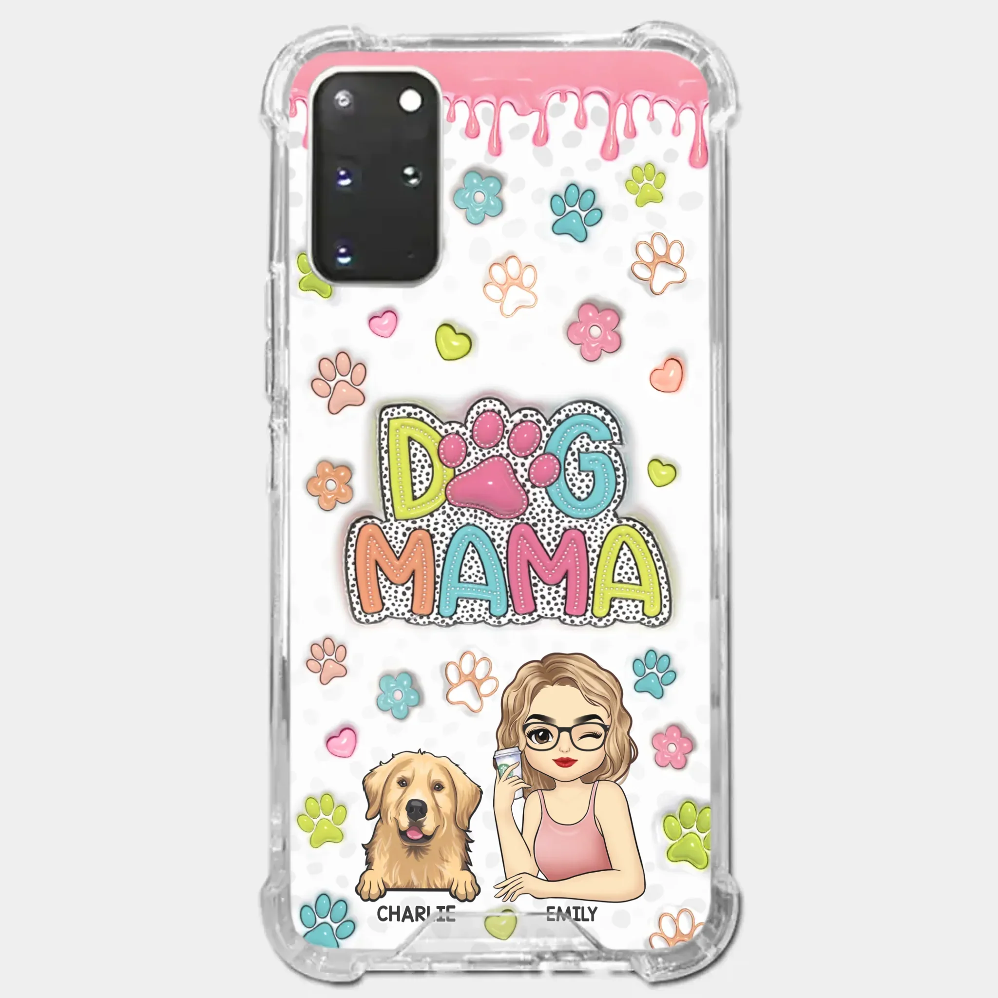 My Fur Babies Have Paws And Tails - Dog & Cat Personalized Custom 3D Inflated Effect Printed Clear Phone Case - Christmas Gift For Pet Owners, Pet Lovers