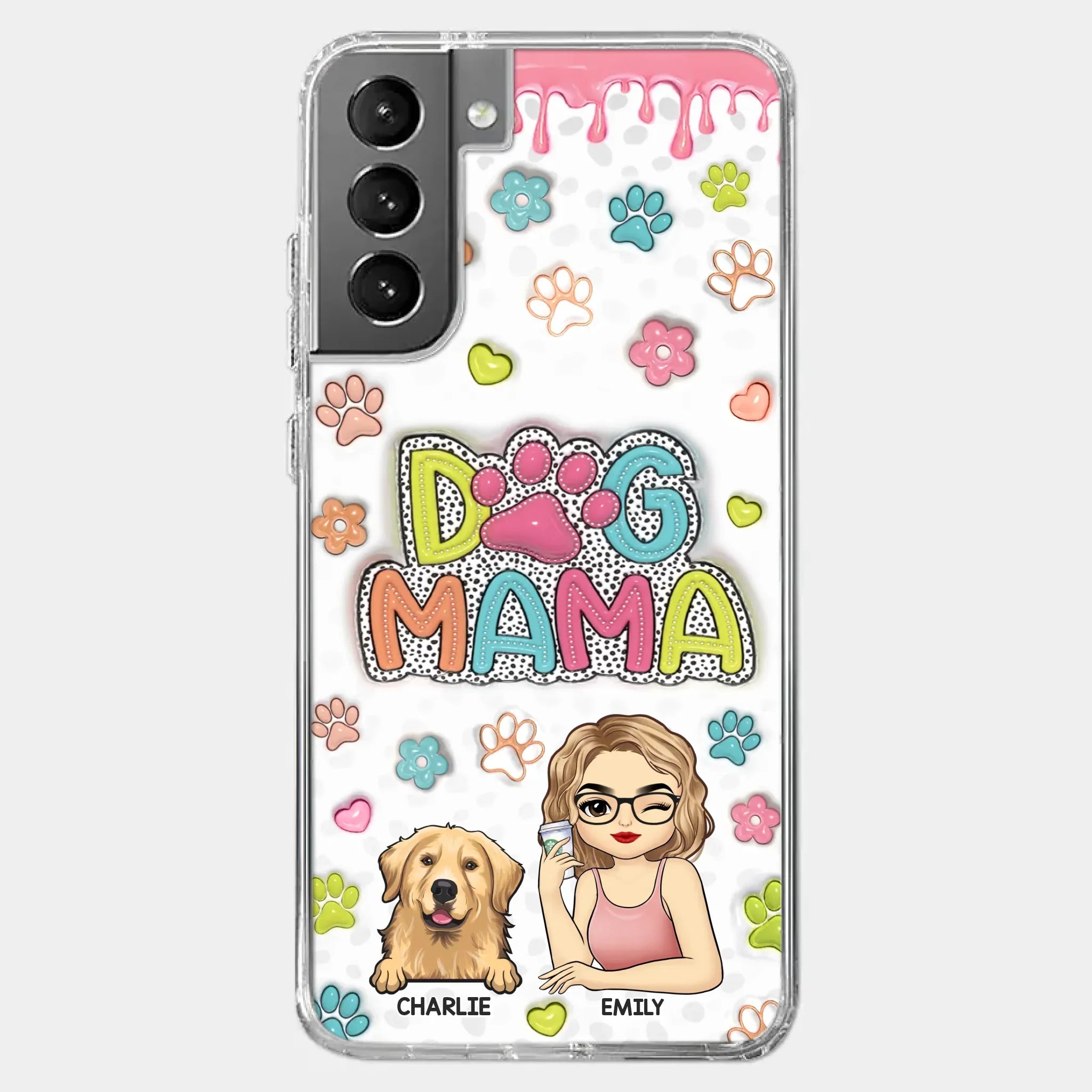 My Fur Babies Have Paws And Tails - Dog & Cat Personalized Custom 3D Inflated Effect Printed Clear Phone Case - Christmas Gift For Pet Owners, Pet Lovers