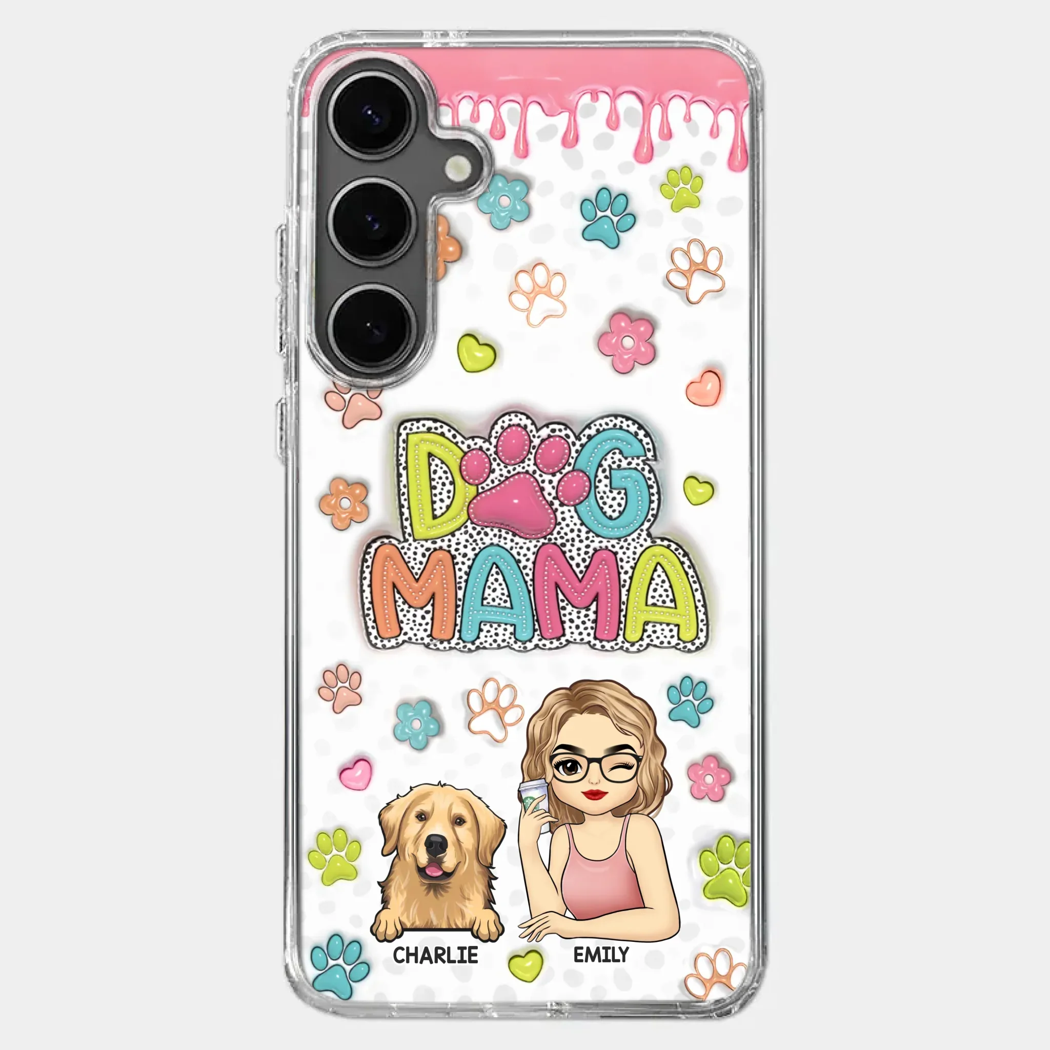 My Fur Babies Have Paws And Tails - Dog & Cat Personalized Custom 3D Inflated Effect Printed Clear Phone Case - Christmas Gift For Pet Owners, Pet Lovers