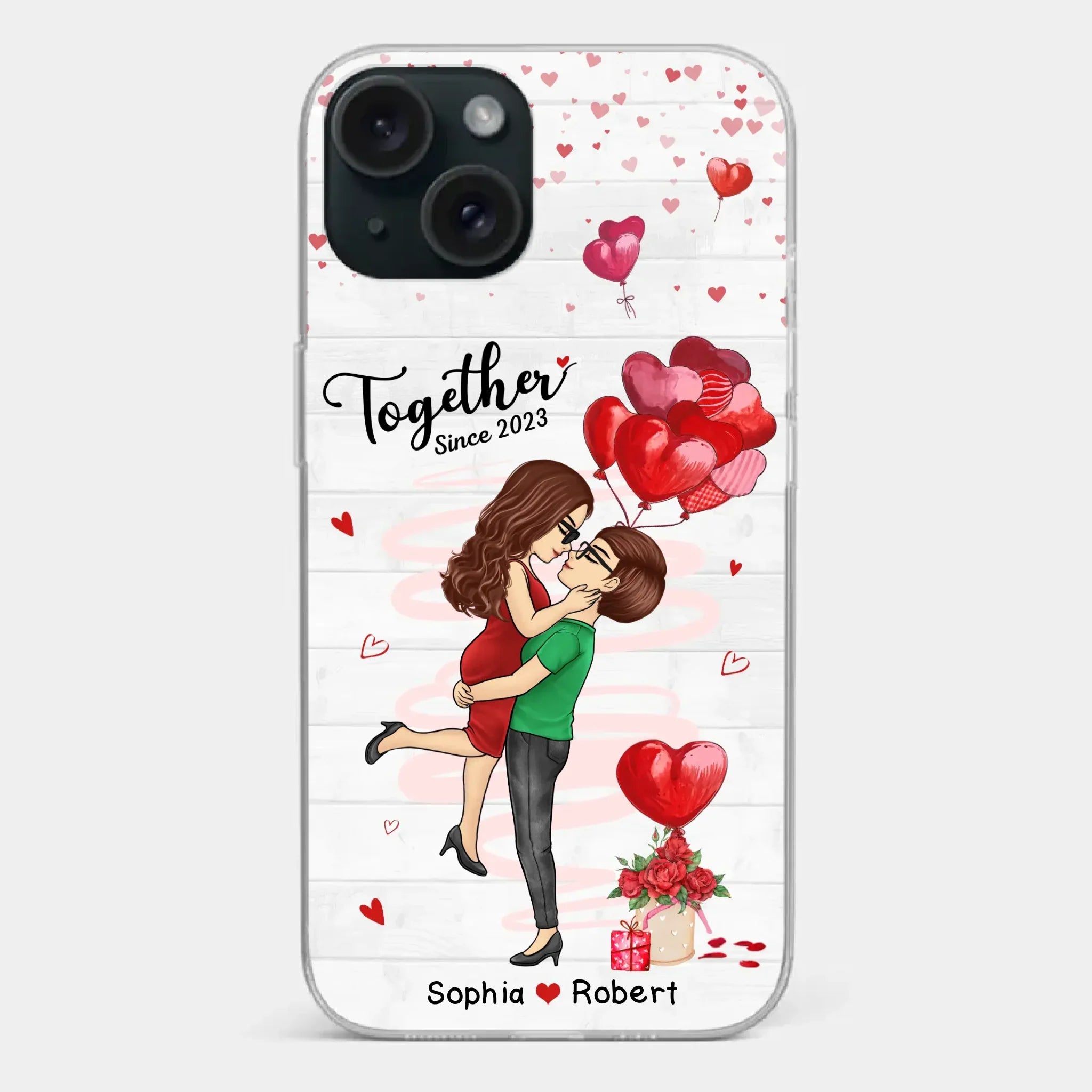 You Are My Greatest Adventure - Couple Personalized Custom Clear Phone Case - Gift For Husband Wife, Anniversary, LGBTQ+