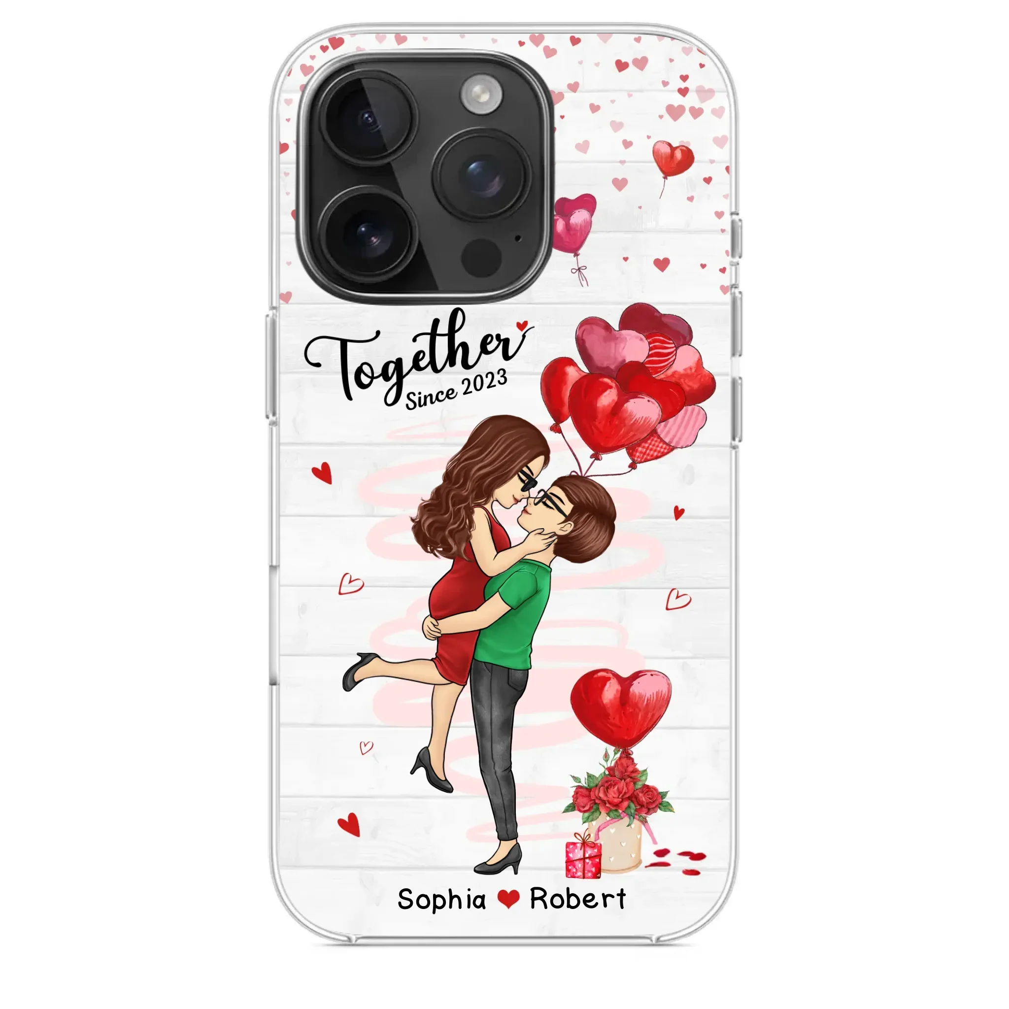You Are My Greatest Adventure - Couple Personalized Custom Clear Phone Case - Gift For Husband Wife, Anniversary, LGBTQ+