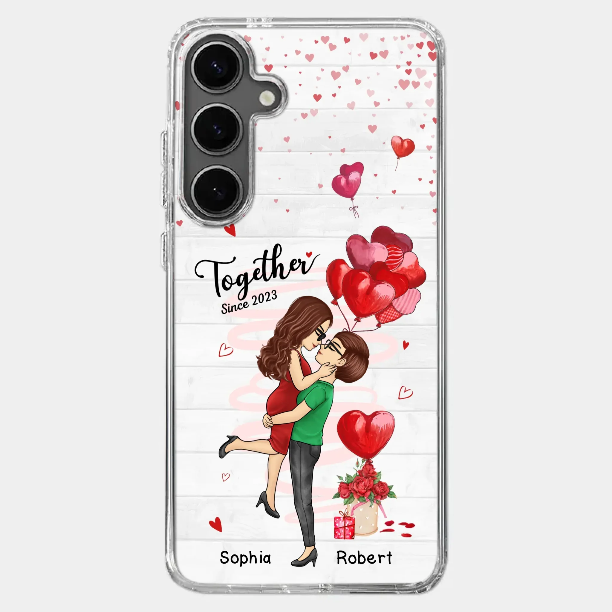 You Are My Greatest Adventure - Couple Personalized Custom Clear Phone Case - Gift For Husband Wife, Anniversary, LGBTQ+