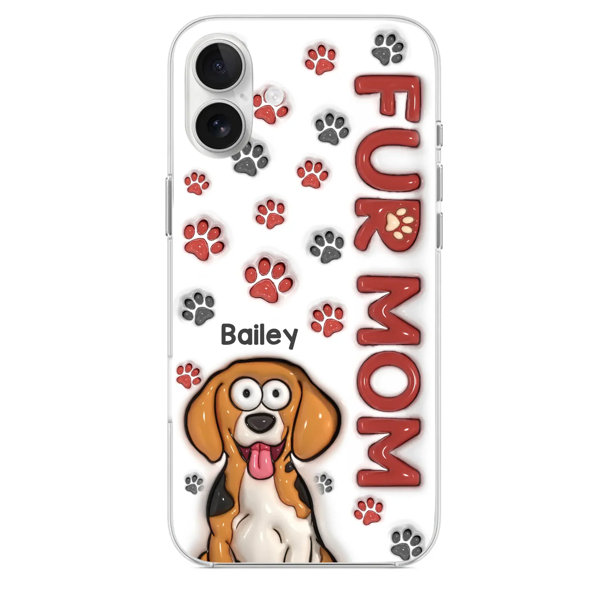 Pets Know How To Cheer You Up - Dog & Cat Personalized Custom 3D Inflated Effect Printed Clear Phone Case - Gift For Pet Owners, Pet Lovers