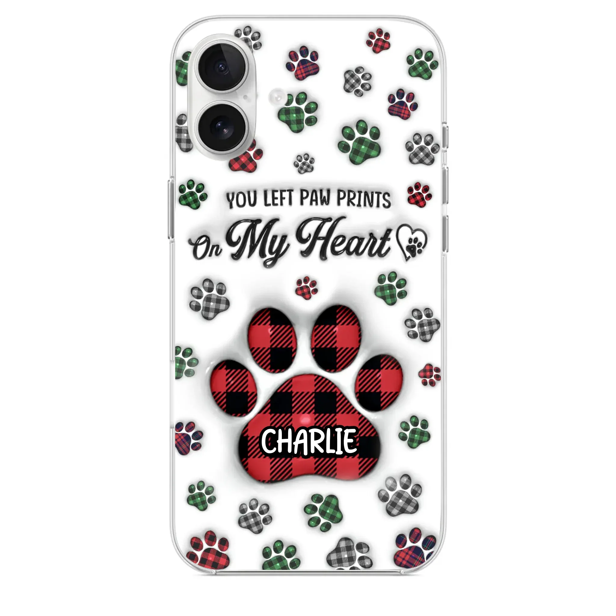 In Loving Memory Of Our Furry Friends - Memorial Personalized Custom 3D Inflated Effect Printed Clear Phone Case - Sympathy Gift, Christmas Gift For Pet Owners, Pet Lovers
