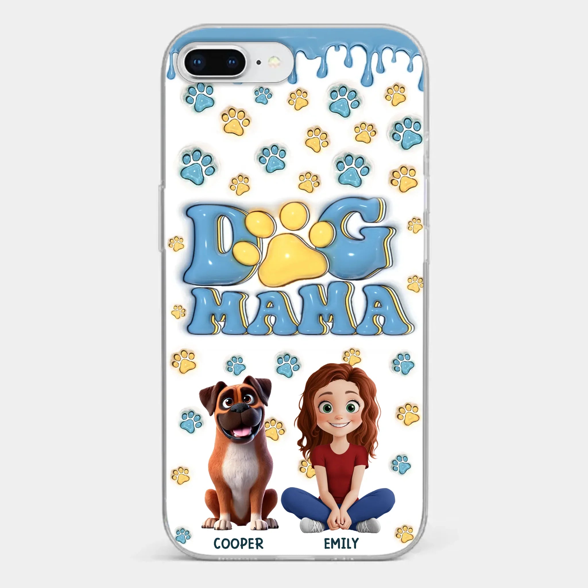 Fur Mom Vibes Only - Dog Personalized Custom Clear Phone Case - Gift For Pet Owners, Pet Lovers