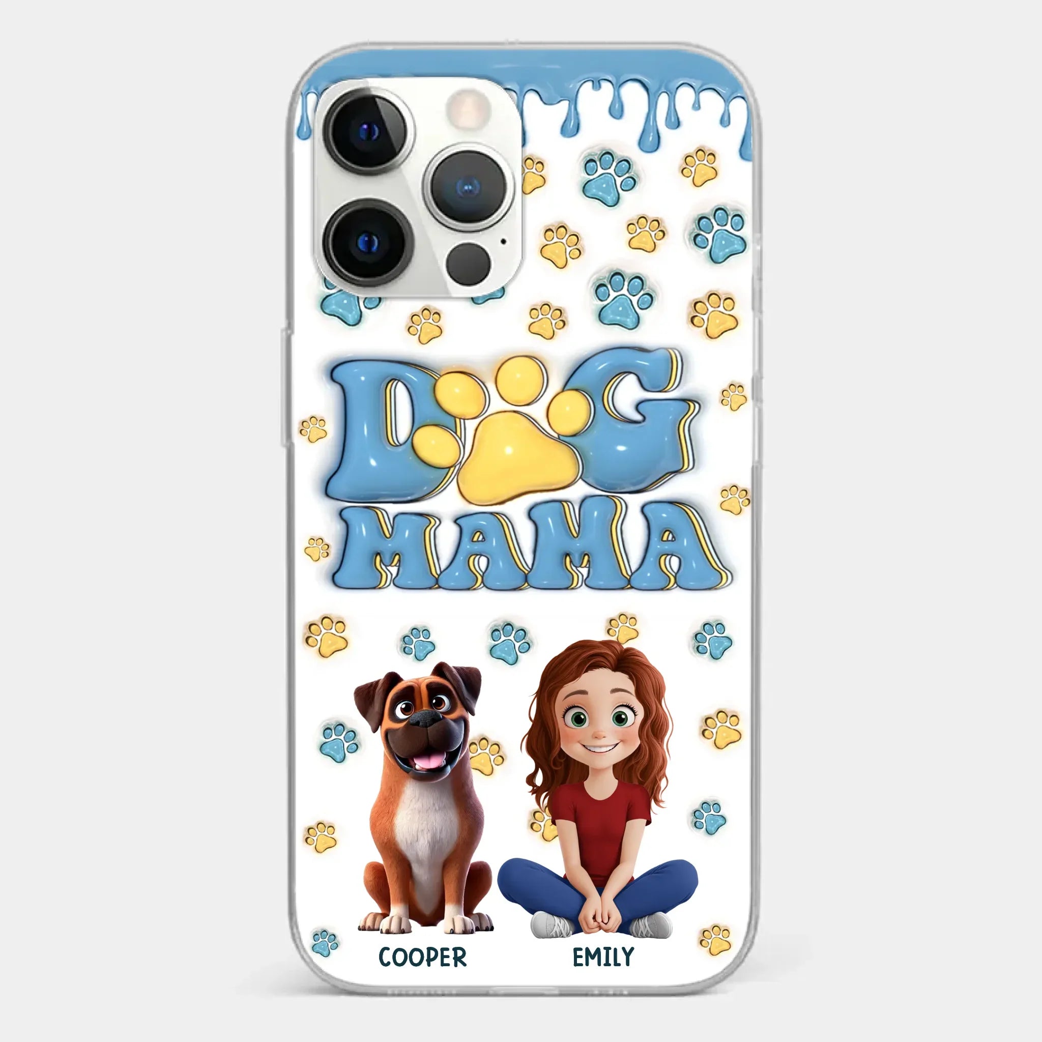 Fur Mom Vibes Only - Dog Personalized Custom Clear Phone Case - Gift For Pet Owners, Pet Lovers