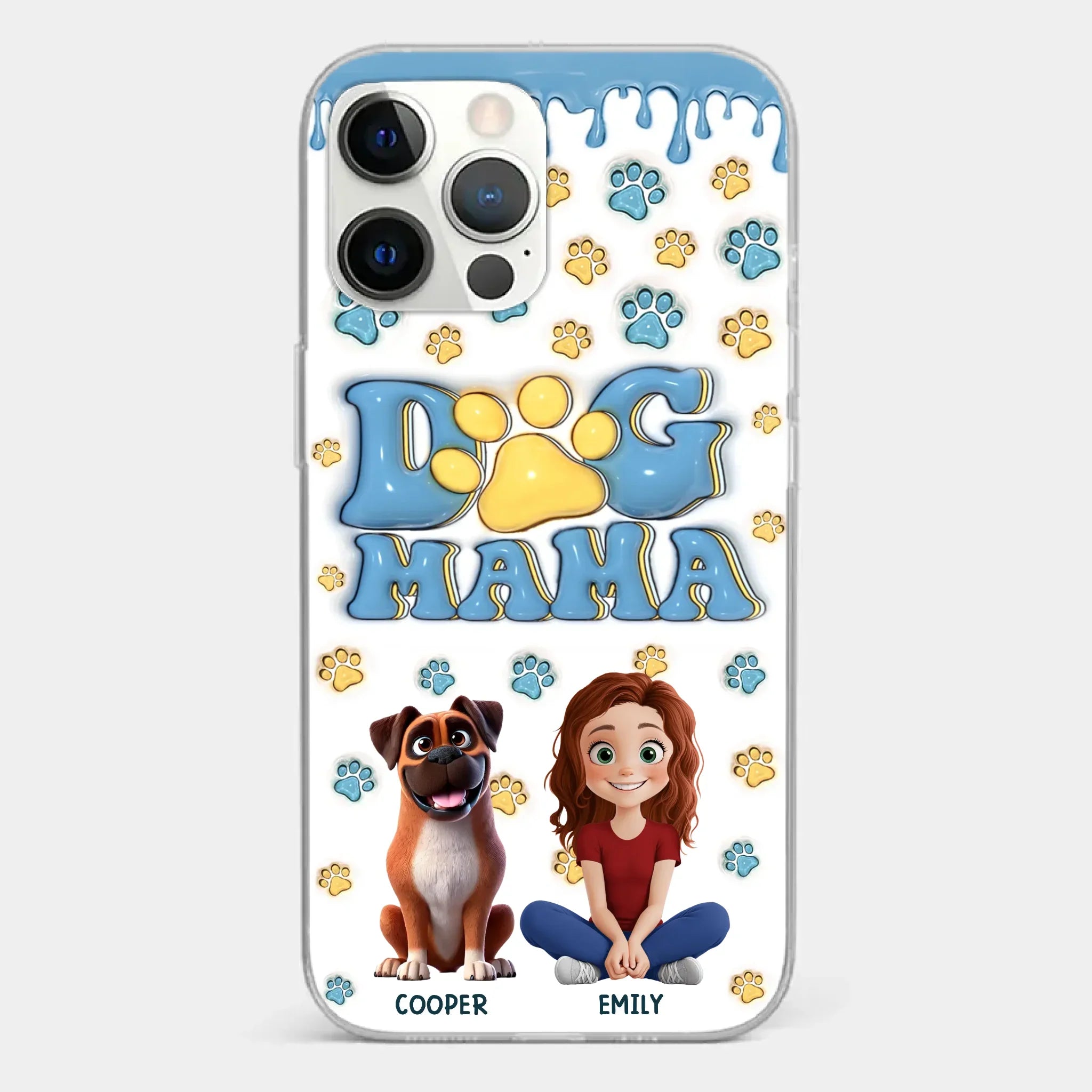 Fur Mom Vibes Only - Dog Personalized Custom Clear Phone Case - Gift For Pet Owners, Pet Lovers