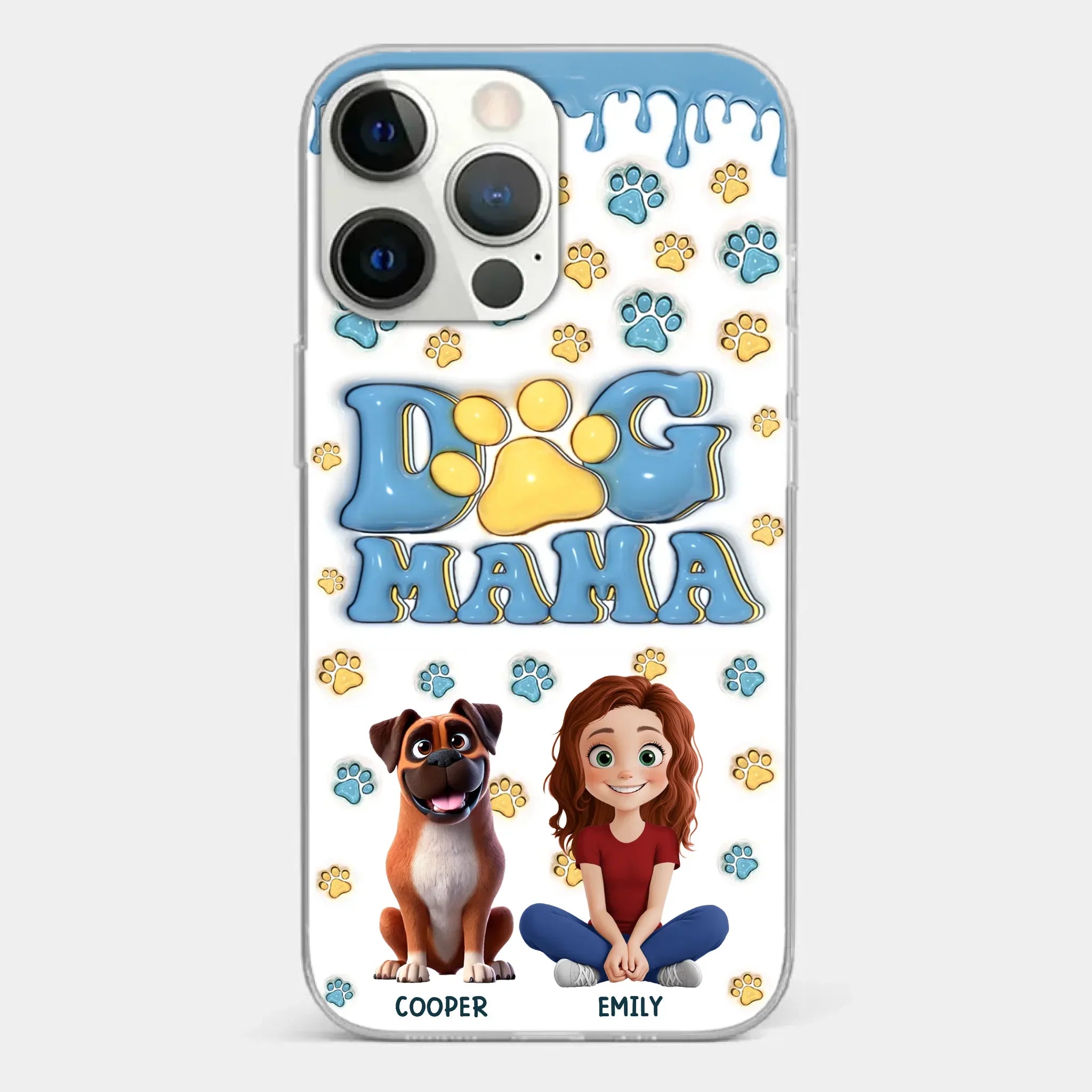 Fur Mom Vibes Only - Dog Personalized Custom Clear Phone Case - Gift For Pet Owners, Pet Lovers