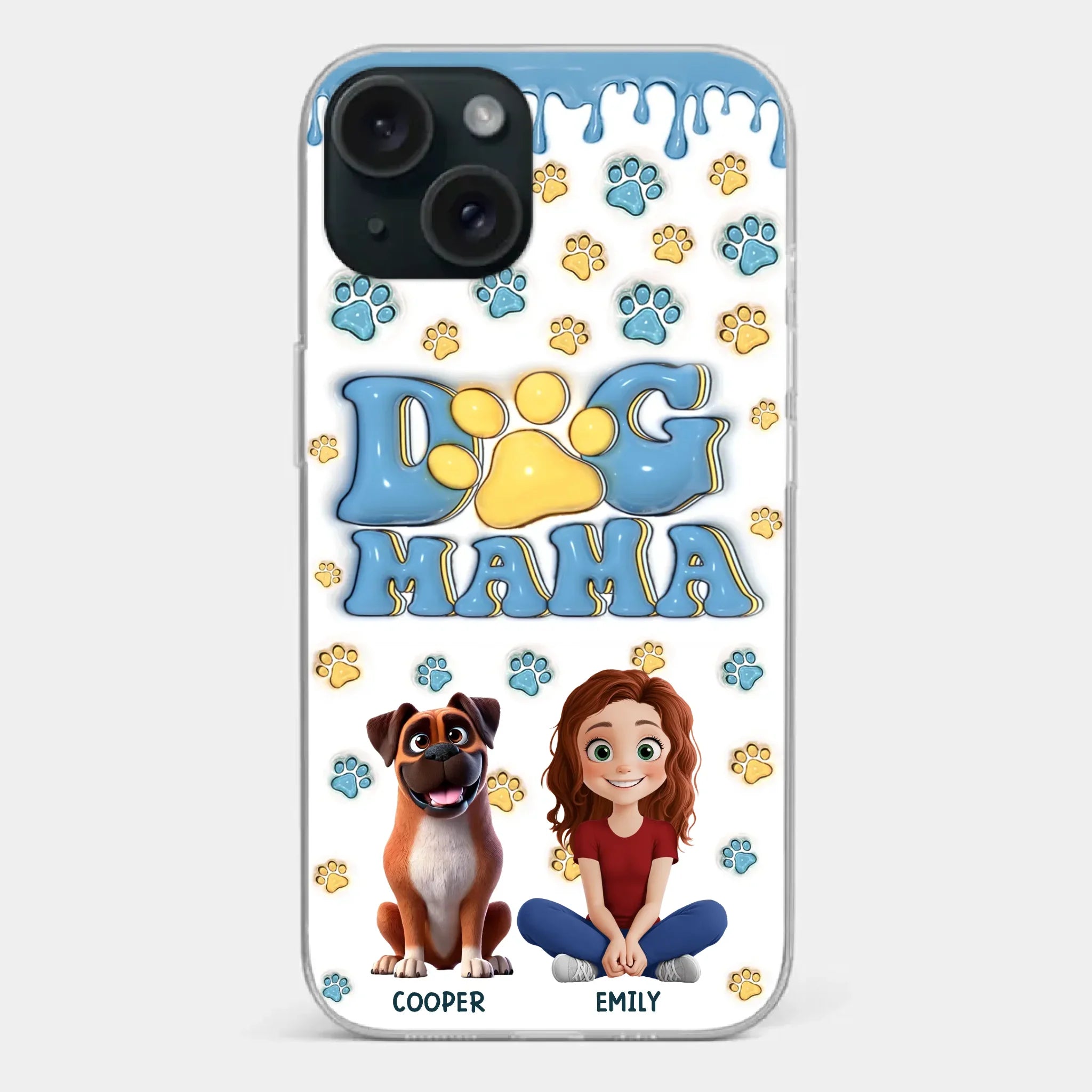 Fur Mom Vibes Only - Dog Personalized Custom Clear Phone Case - Gift For Pet Owners, Pet Lovers
