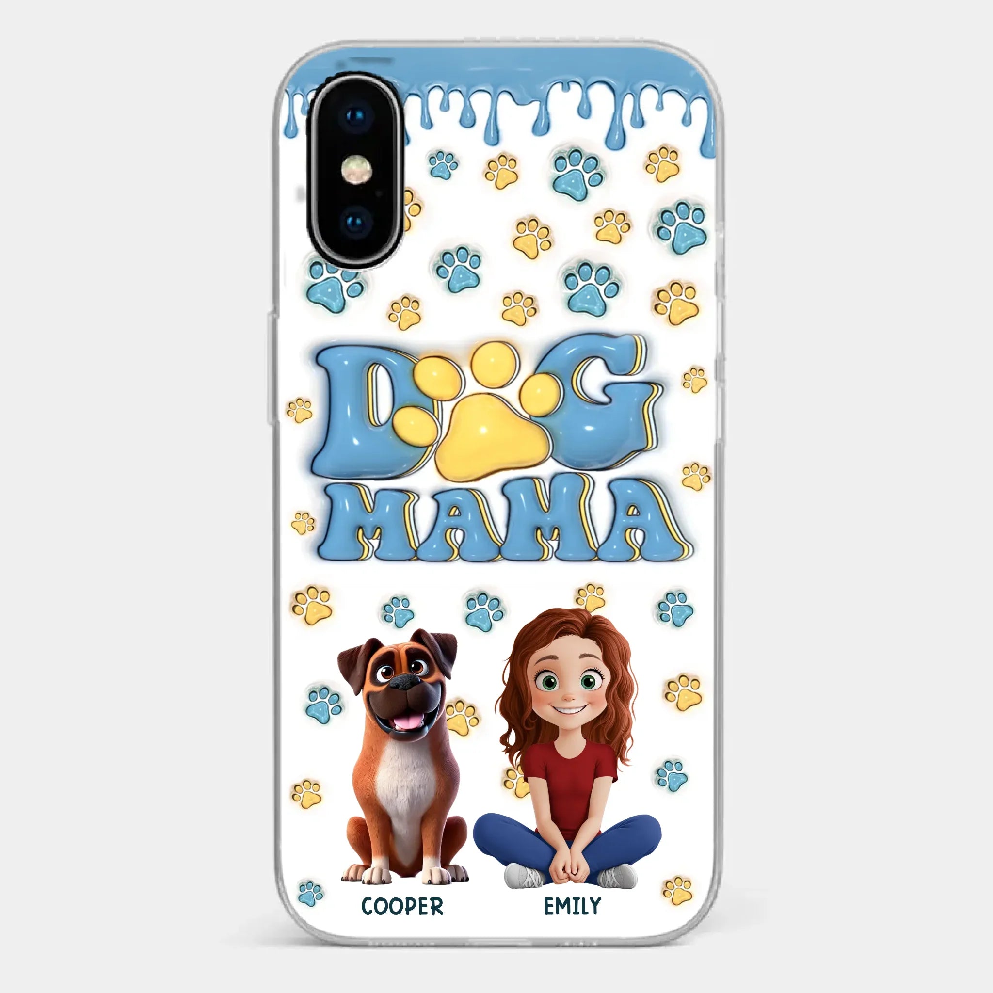 Fur Mom Vibes Only - Dog Personalized Custom Clear Phone Case - Gift For Pet Owners, Pet Lovers