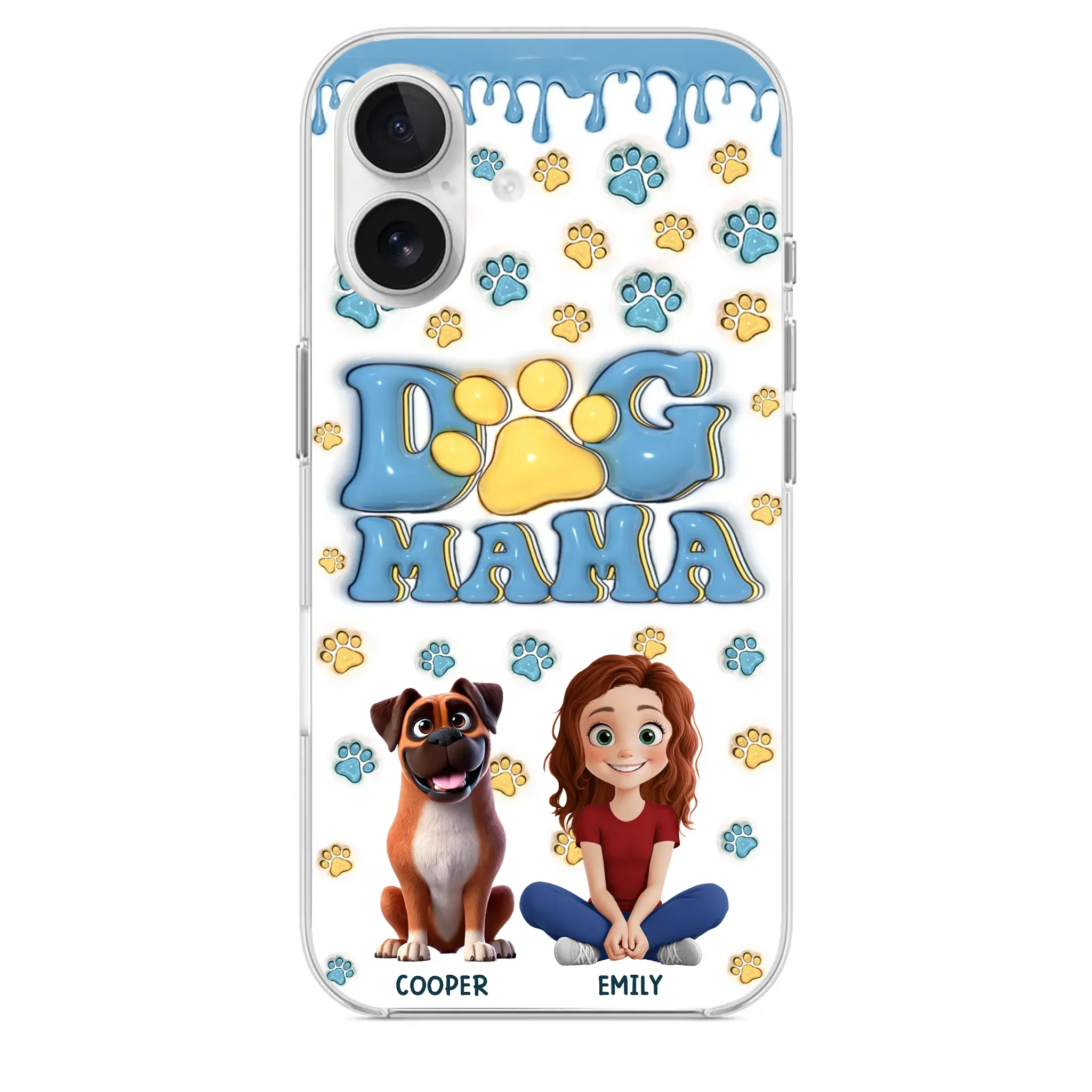 Fur Mom Vibes Only - Dog Personalized Custom Clear Phone Case - Gift For Pet Owners, Pet Lovers