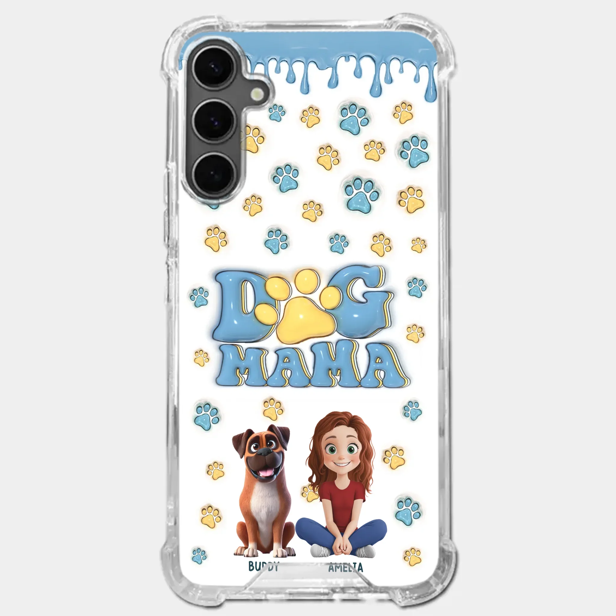 Fur Mom Vibes Only - Dog Personalized Custom Clear Phone Case - Gift For Pet Owners, Pet Lovers