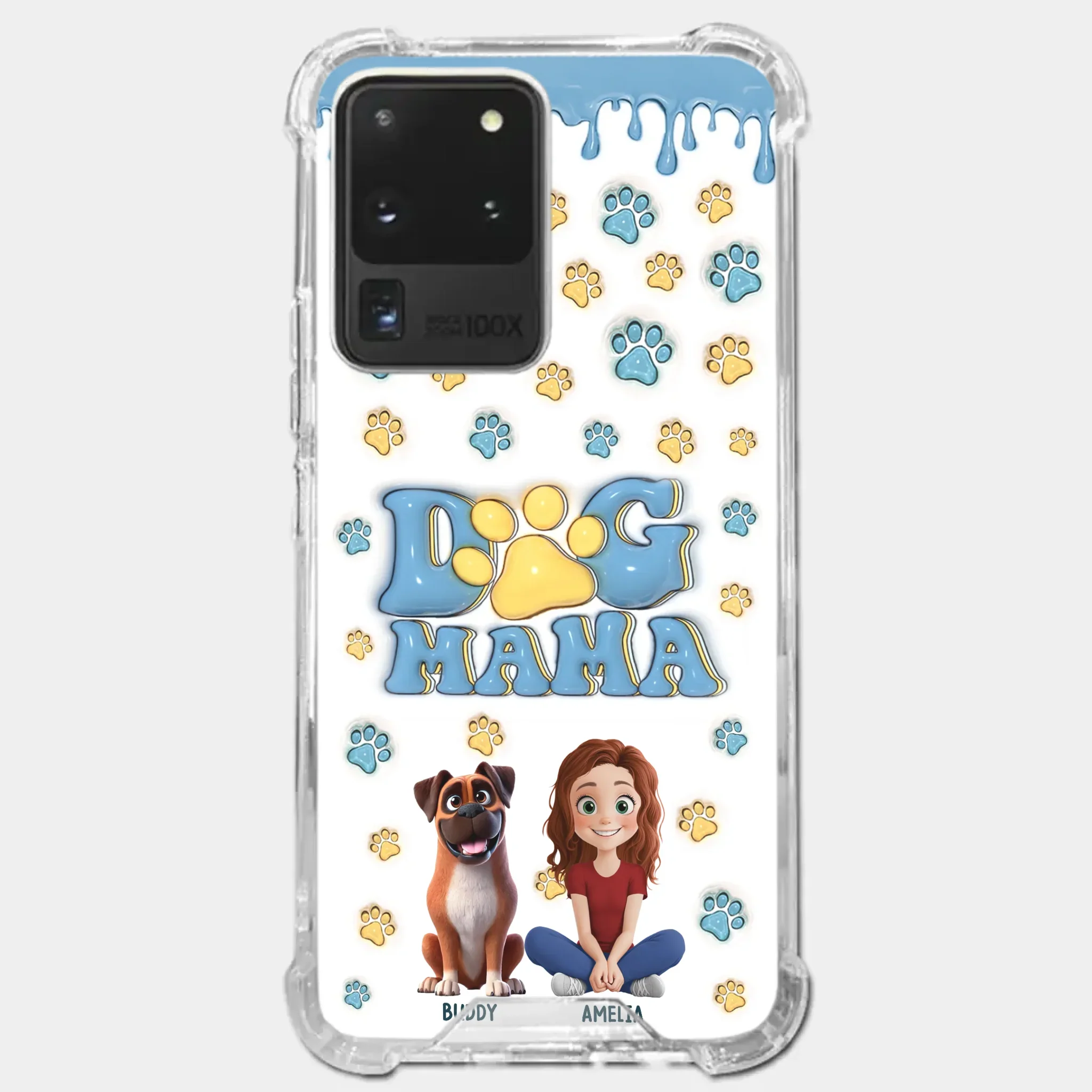 Fur Mom Vibes Only - Dog Personalized Custom Clear Phone Case - Gift For Pet Owners, Pet Lovers