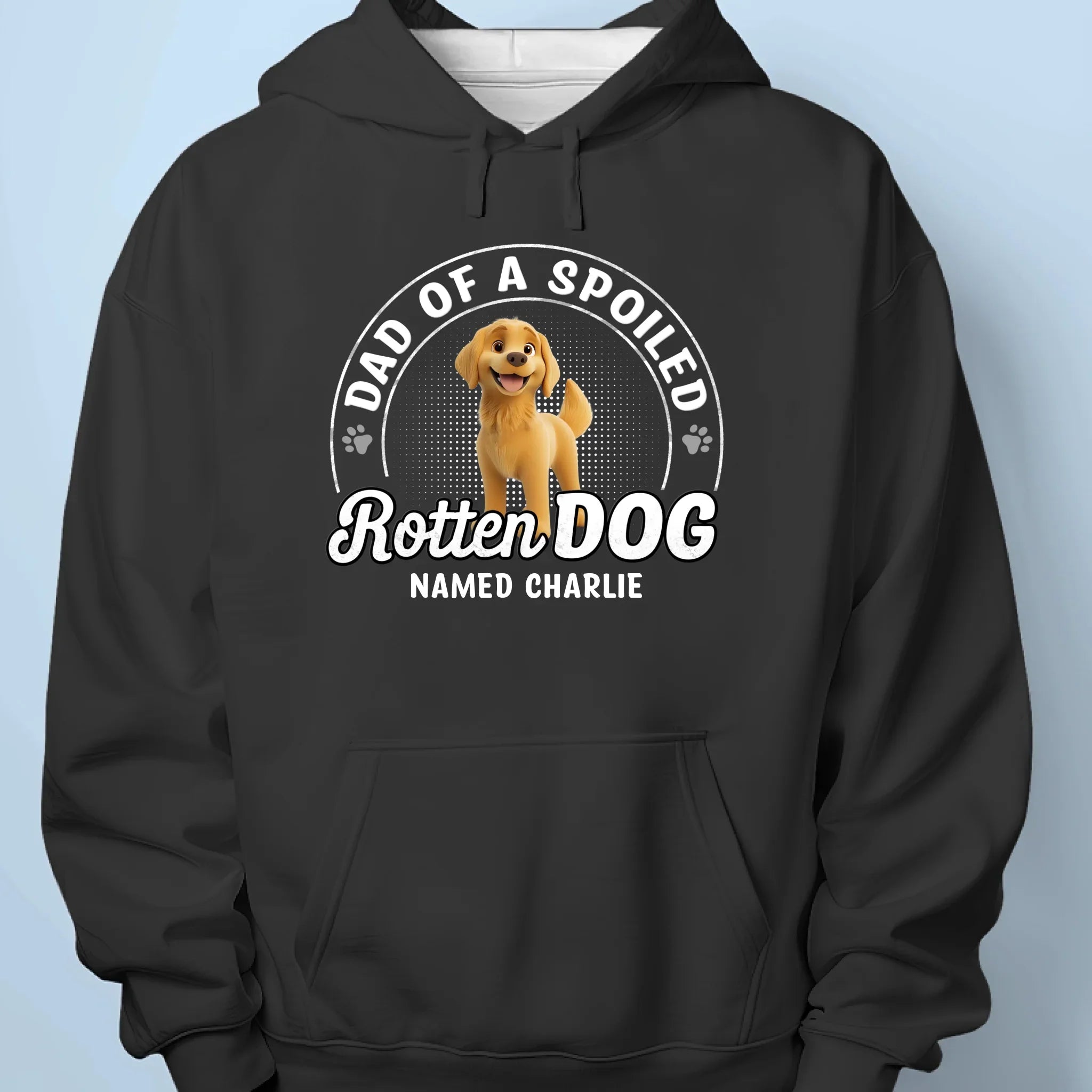 Living The Spoiled Dog Mom Life - Dog Personalized Custom Unisex T-shirt, Premium T-shirt, Hoodie - Gift For Pet Owners, Pet Lovers