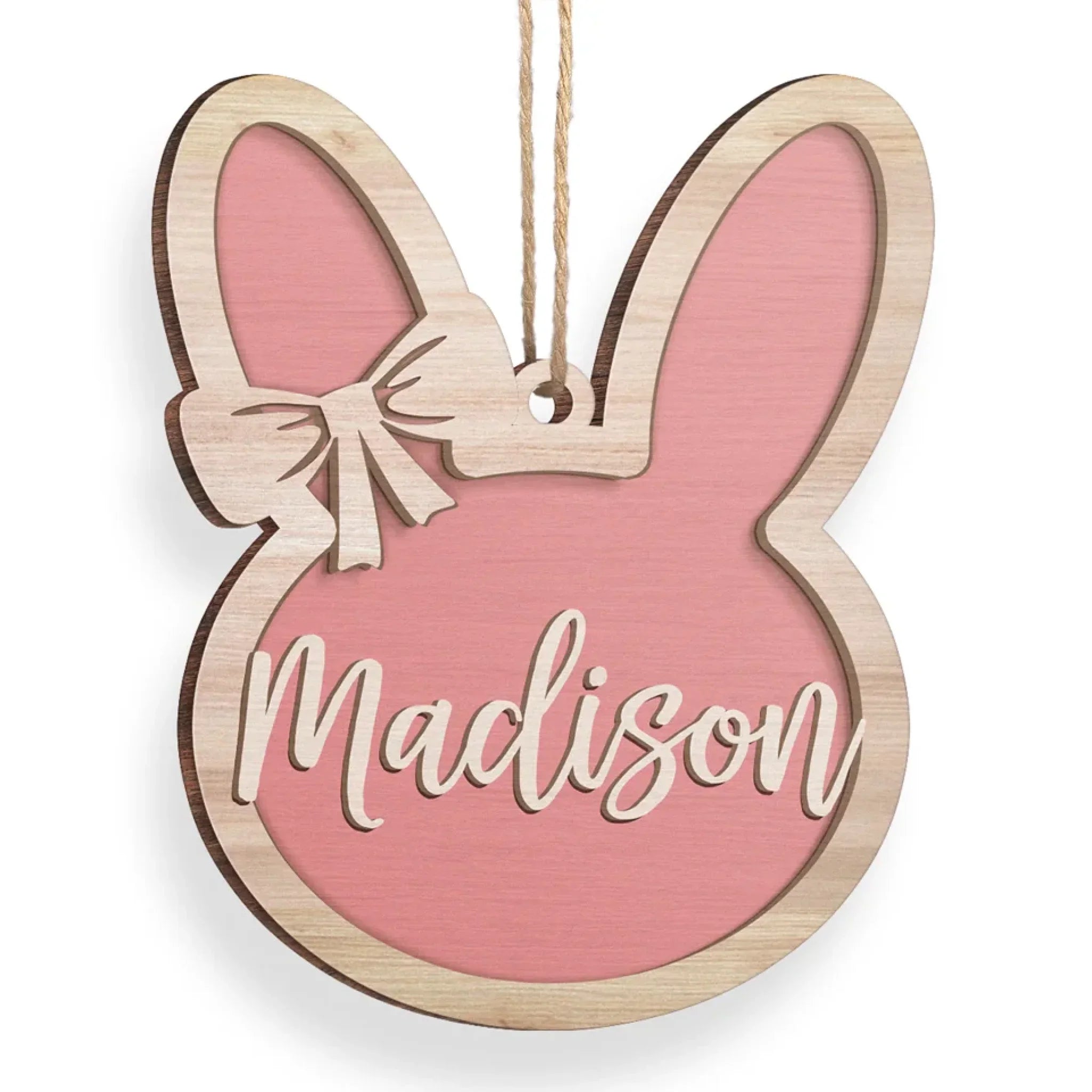 Joyful Easter Blessings - Family Personalized Custom Ornament - Wood Custom Shaped - Easter Gift For Family Members